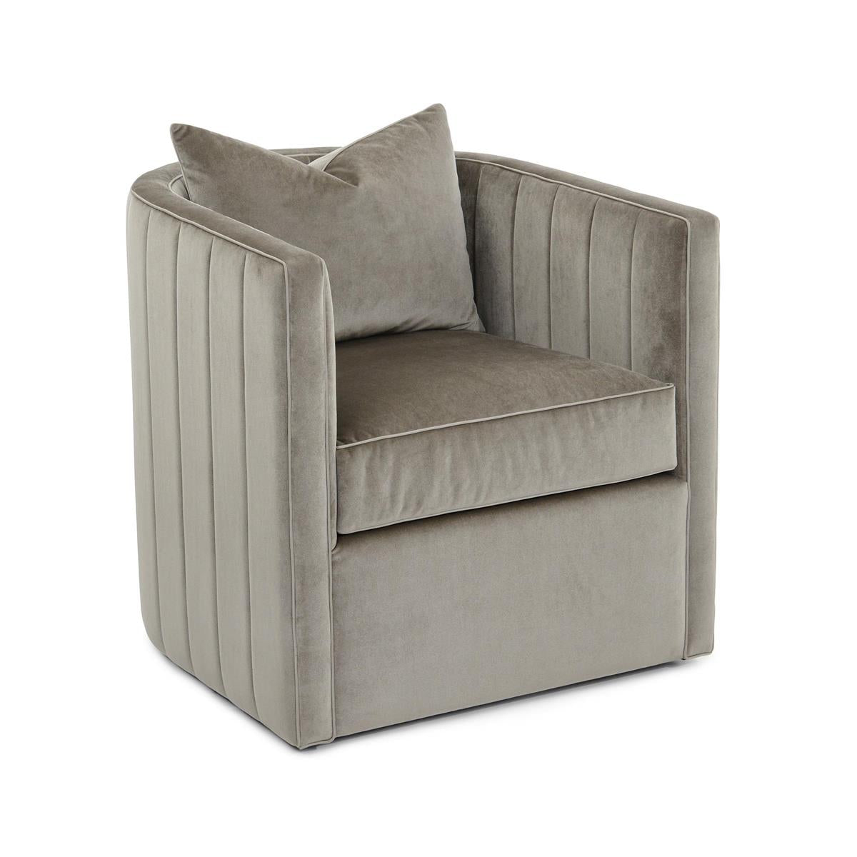 Giacosa Swivel Club Chair by John Richard | Sutter & Vale