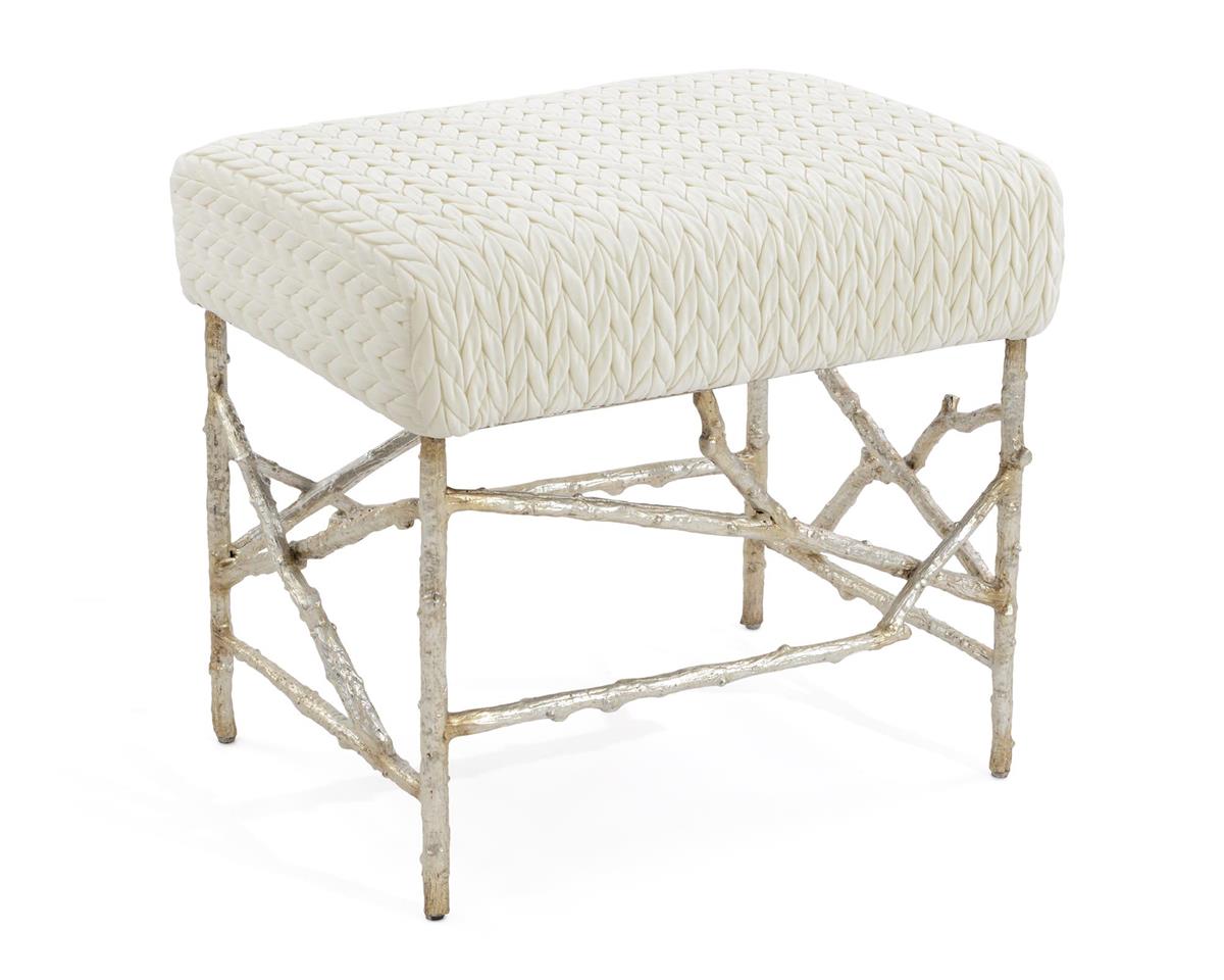 Branch-Style Base Ottoman – Art by John Richard | Sutter & Vale
