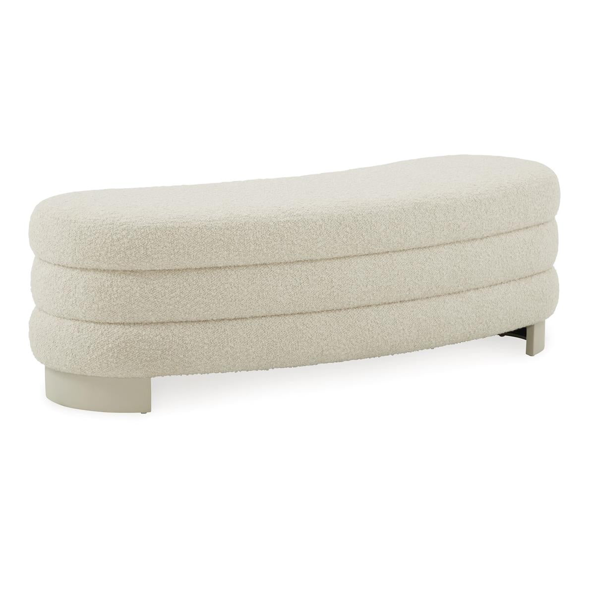Large Fluctus Bench – Art by John Richard | Sutter & Vale
