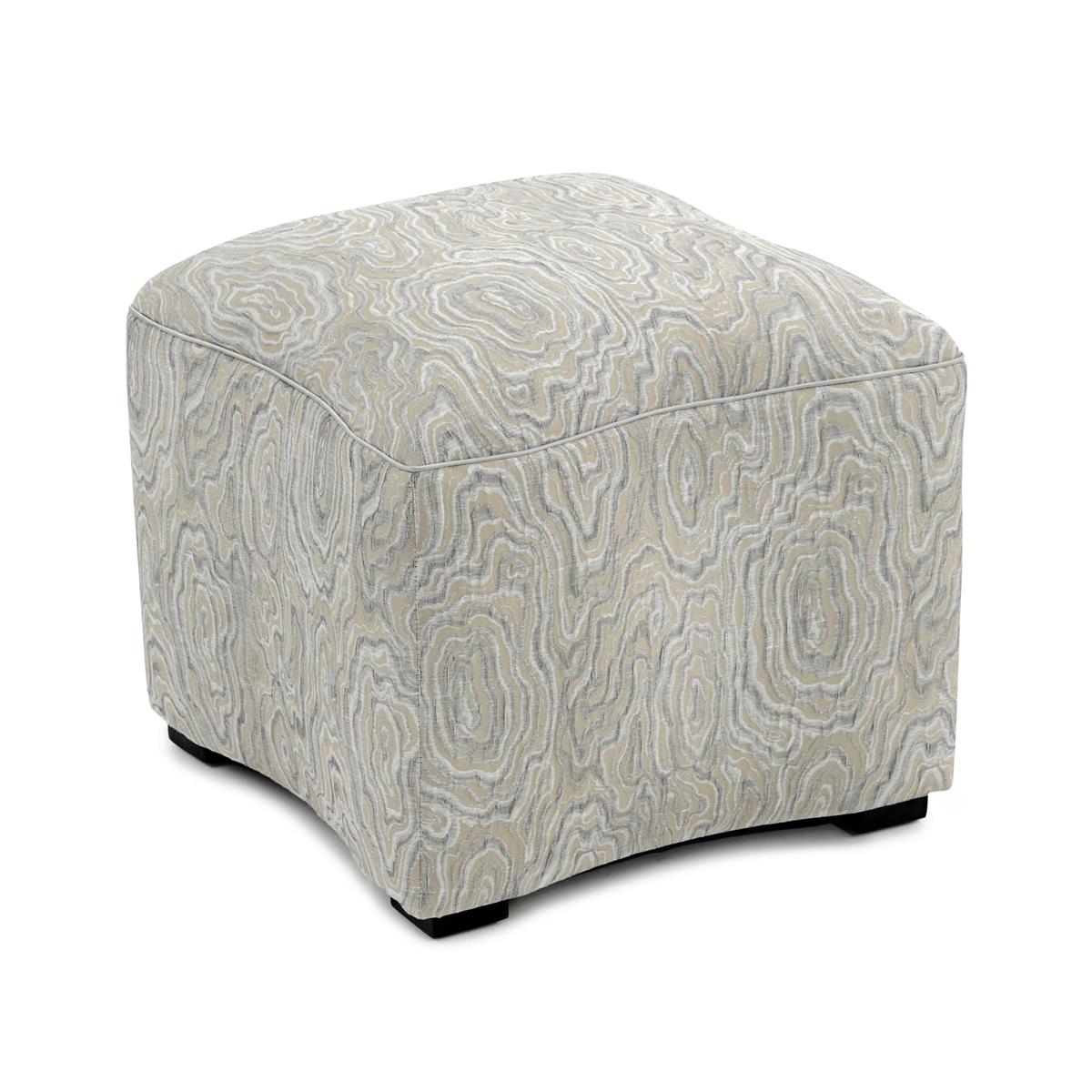 Curved Ottoman - 3038 – Art by John Richard | Sutter & Vale