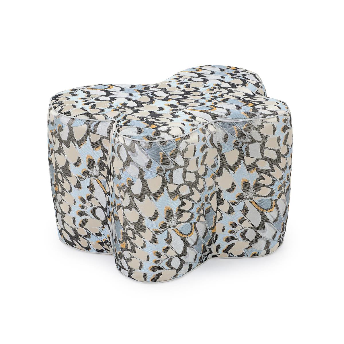 Mariposa Large Ottoman – Art by John Richard | Sutter & Vale
