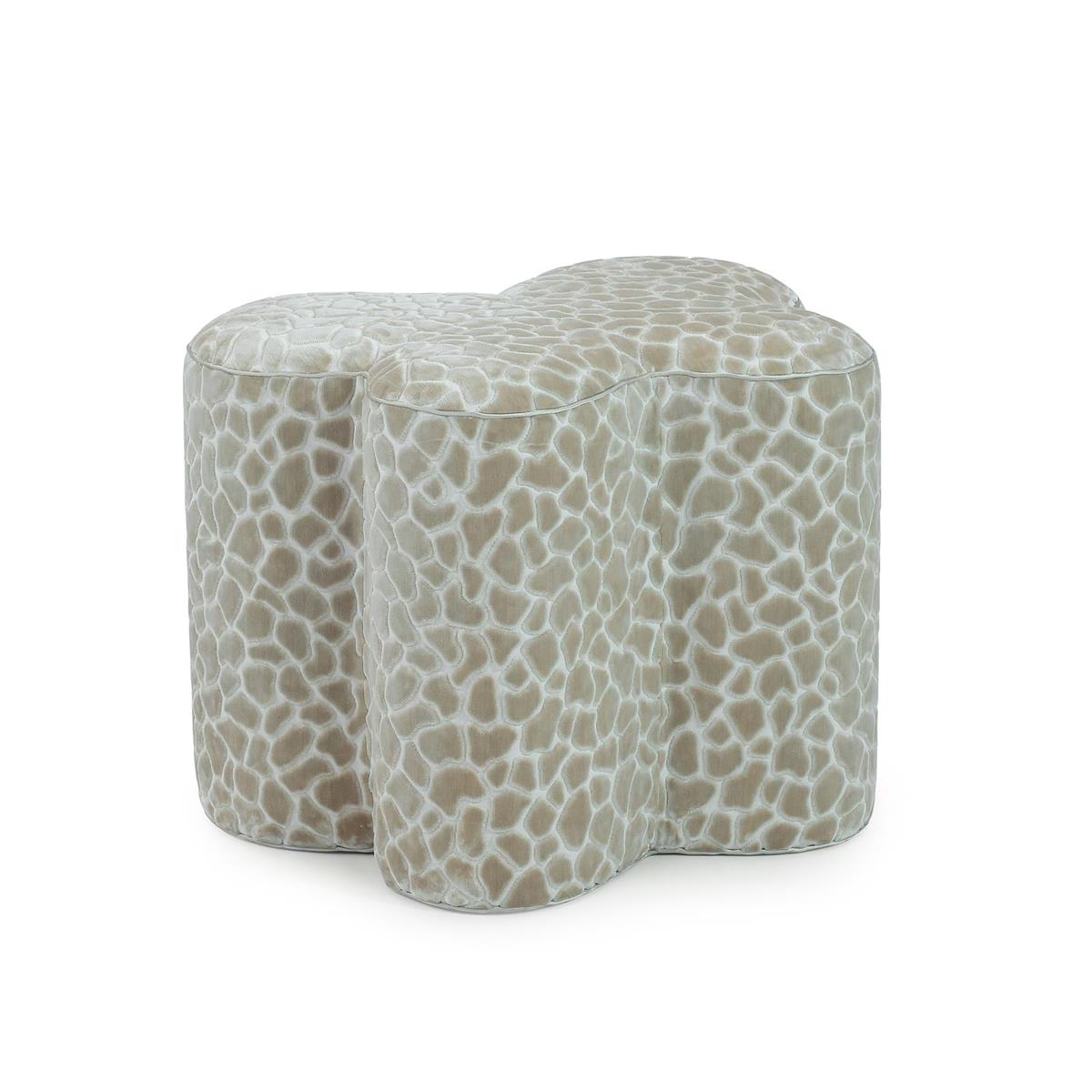 Mariposa Small Ottoman – Art by John Richard | Sutter & Vale