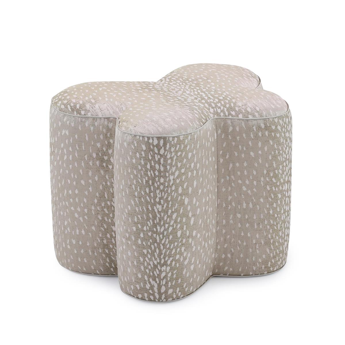 Mariposa Small Ottoman – Art by John Richard | Sutter & Vale