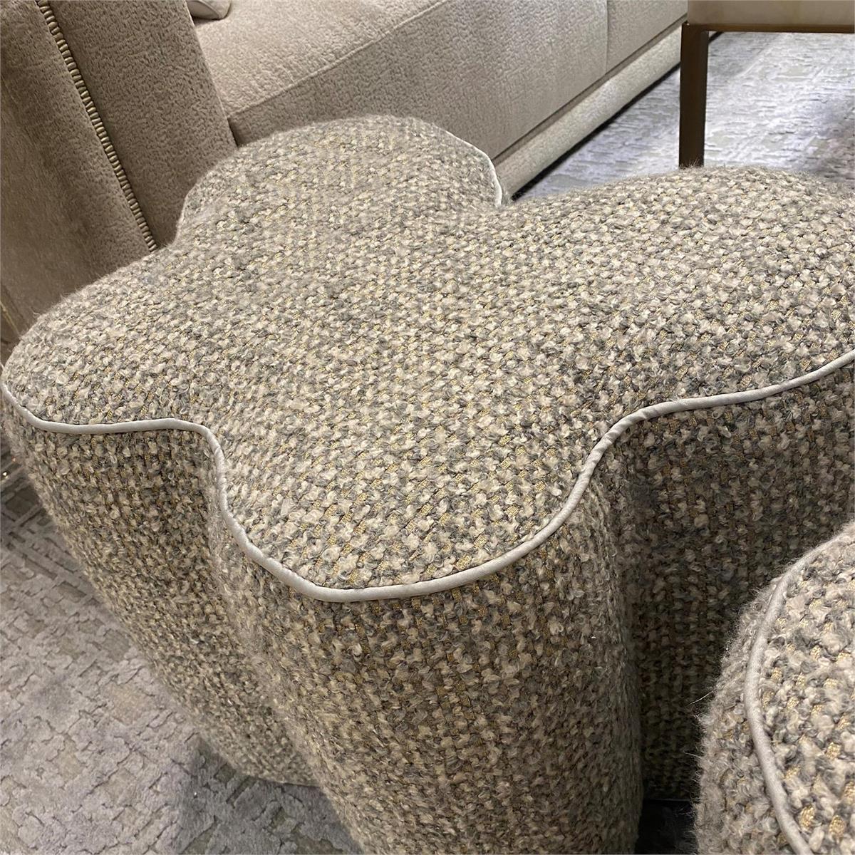 Mariposa Small Ottoman – Art by John Richard | Sutter & Vale