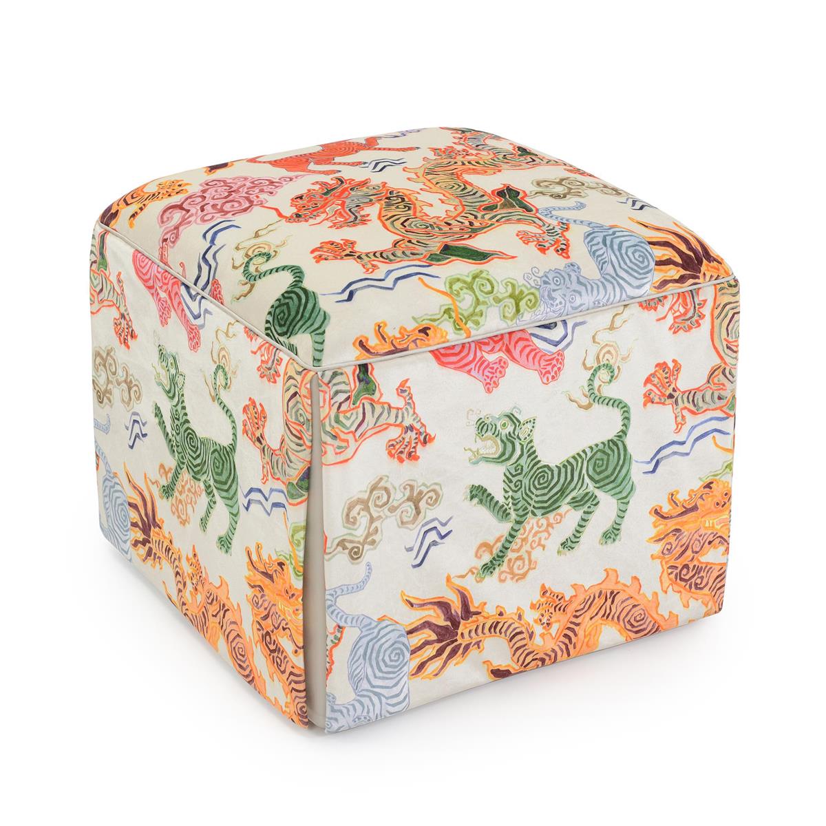 Chelsea Ottoman – Art by John Richard | Sutter & Vale