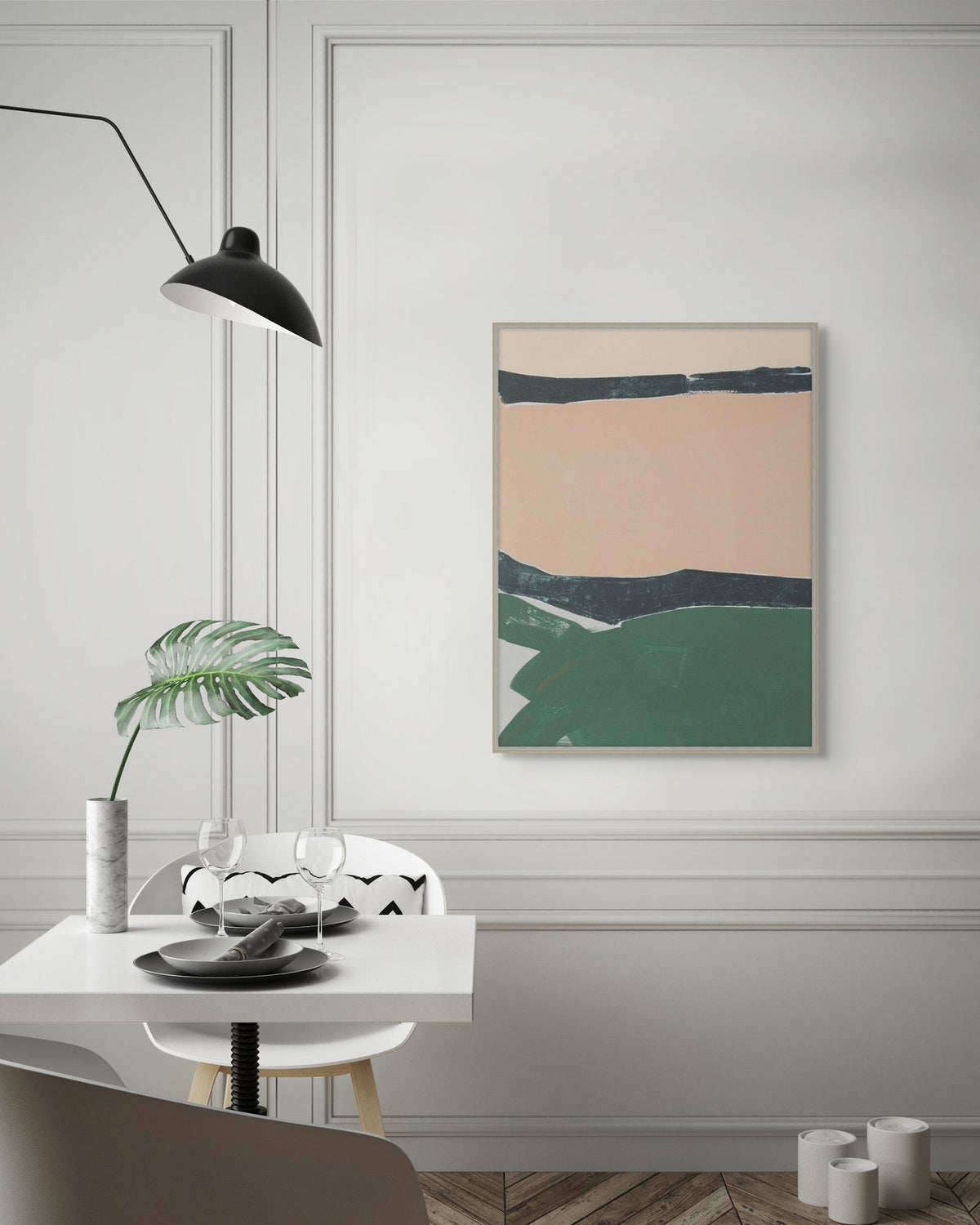 Shades of Green 1 in a room