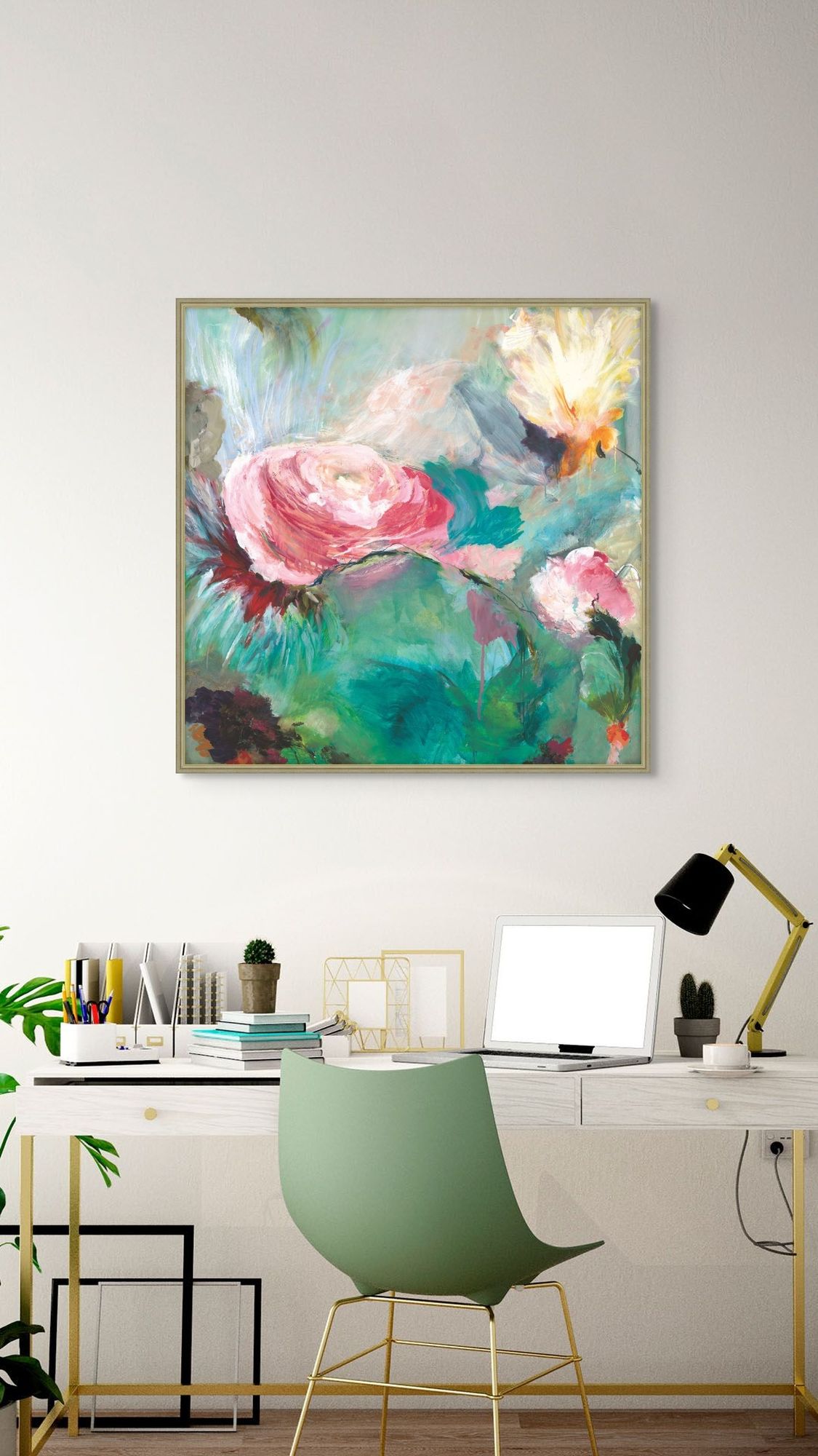 Ranunculus 1 in a room