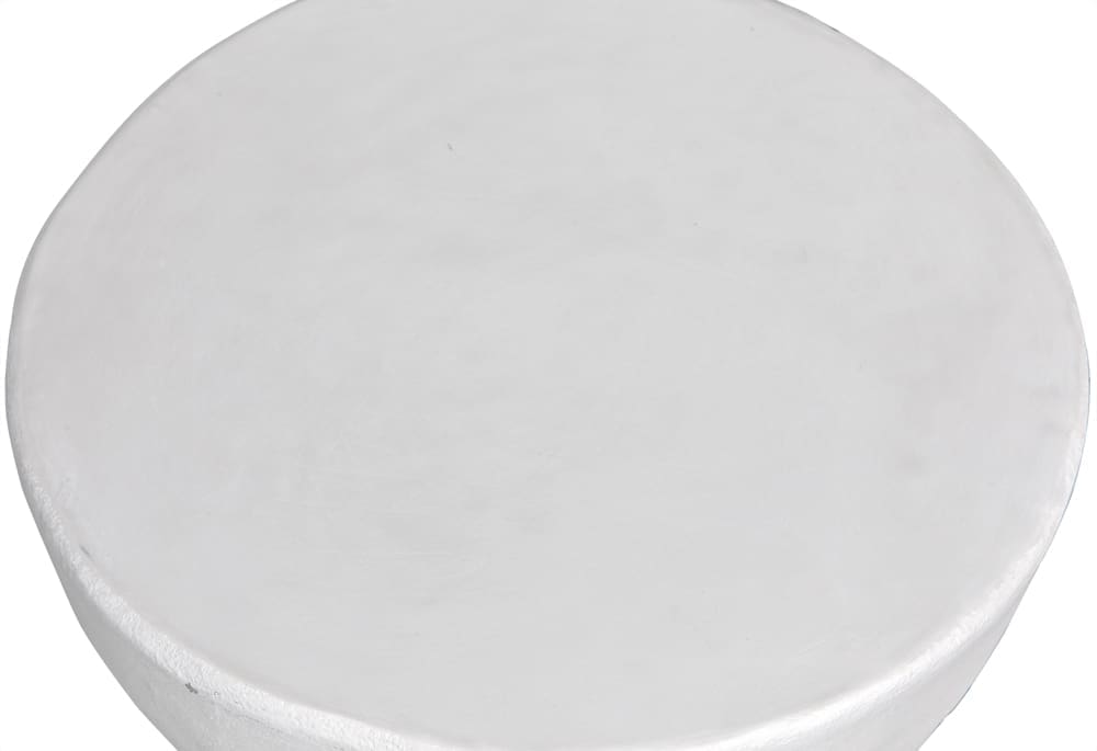 Hourglass Stool, White Fiber Cement – Benches by Noir Furniture | Sutter & Vale