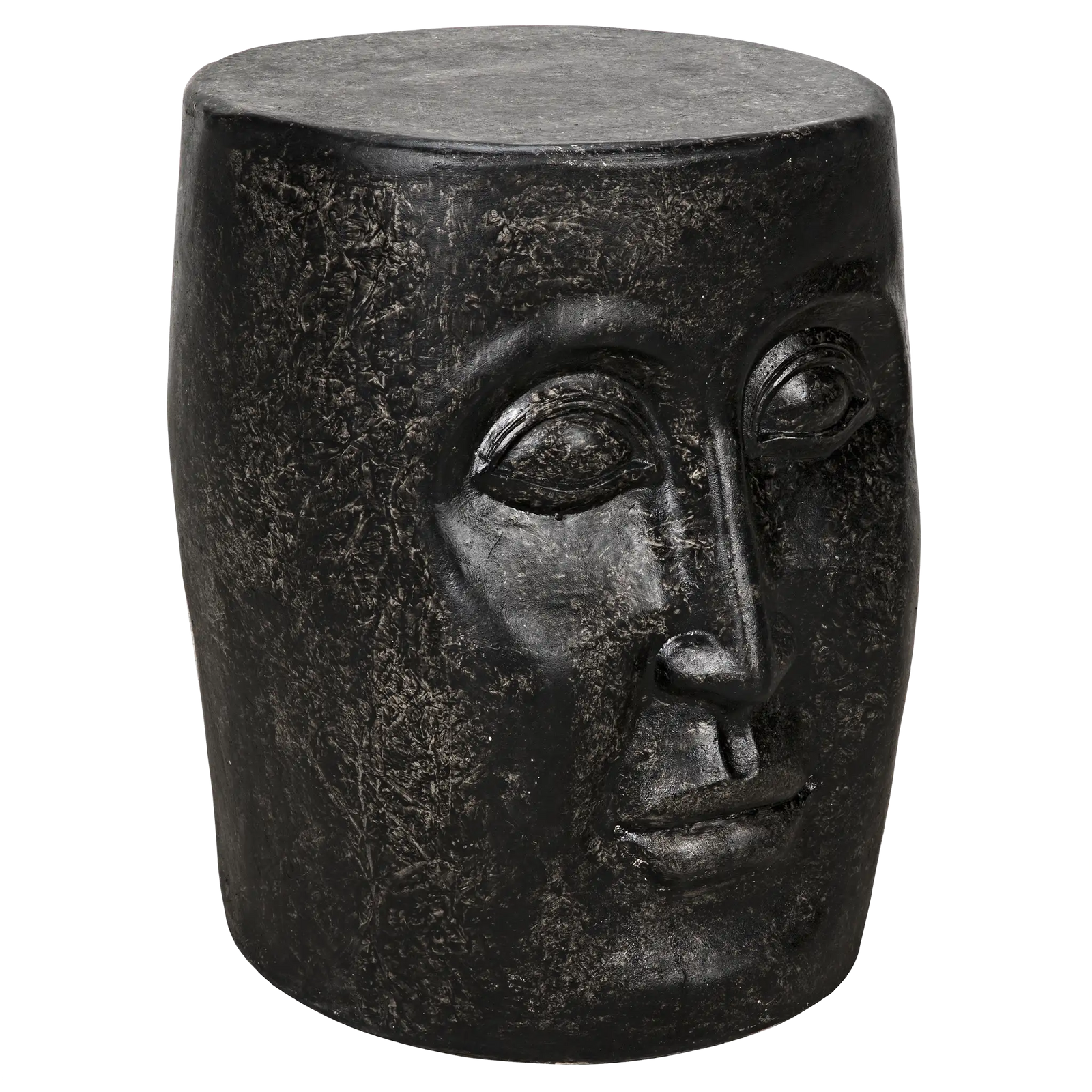 Head Side Table, Black Fiber Cement by Noir Furniture | Sutter & Vale
