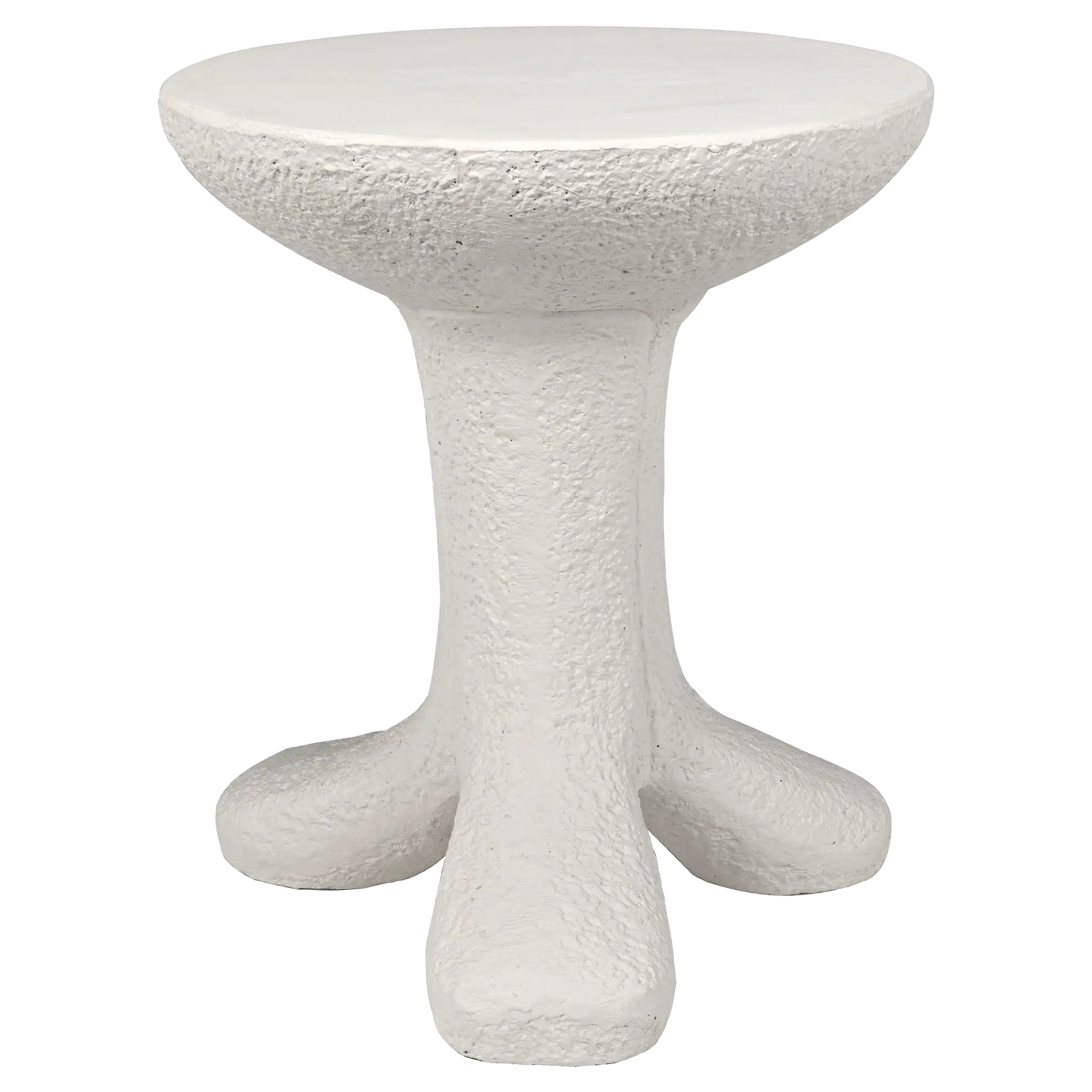 Laramy Side Table, White Fiber Cement by Noir Furniture | Sutter & Vale