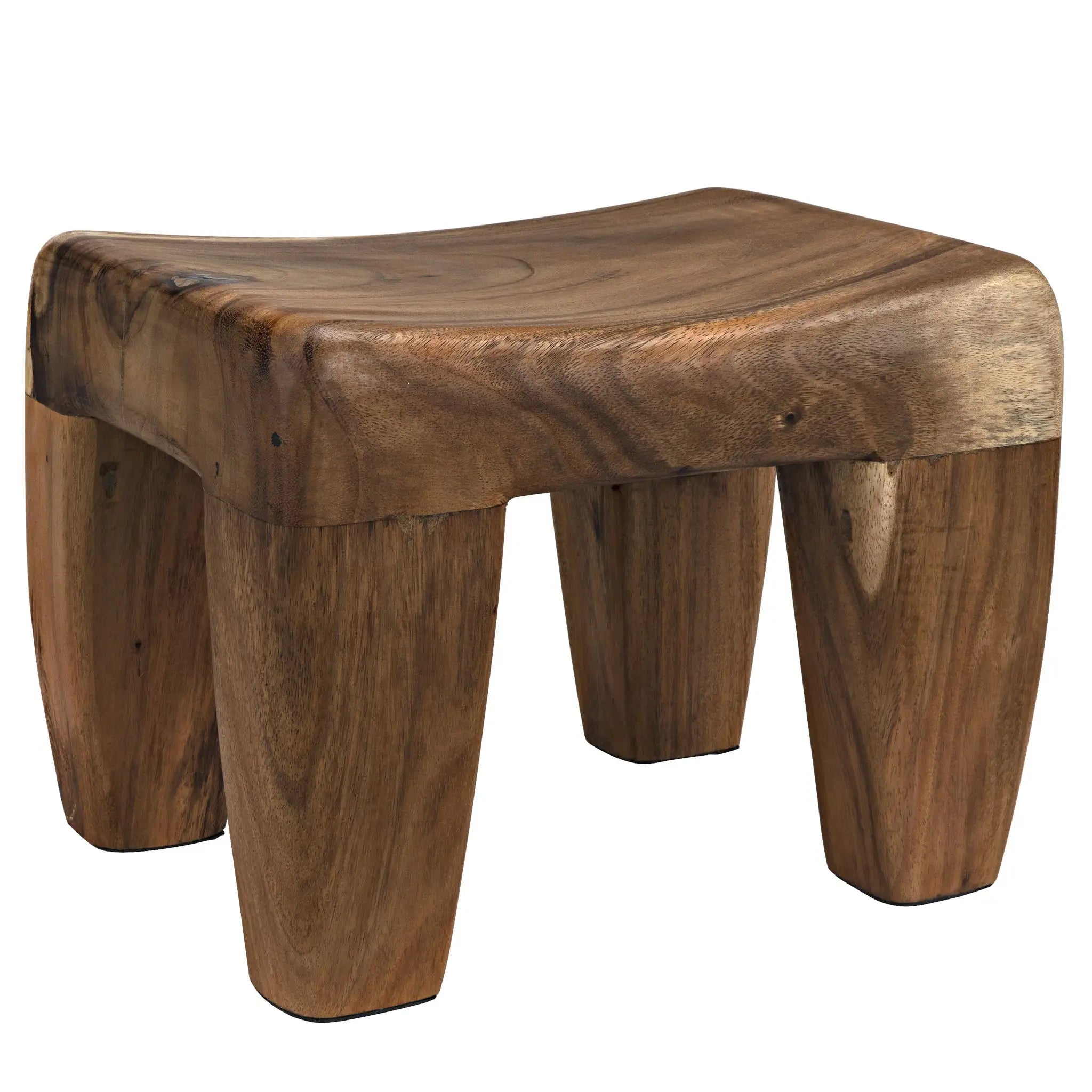 Sumo Stool, Munggur in Clear Coat Semi Gloss — Noir Furniture