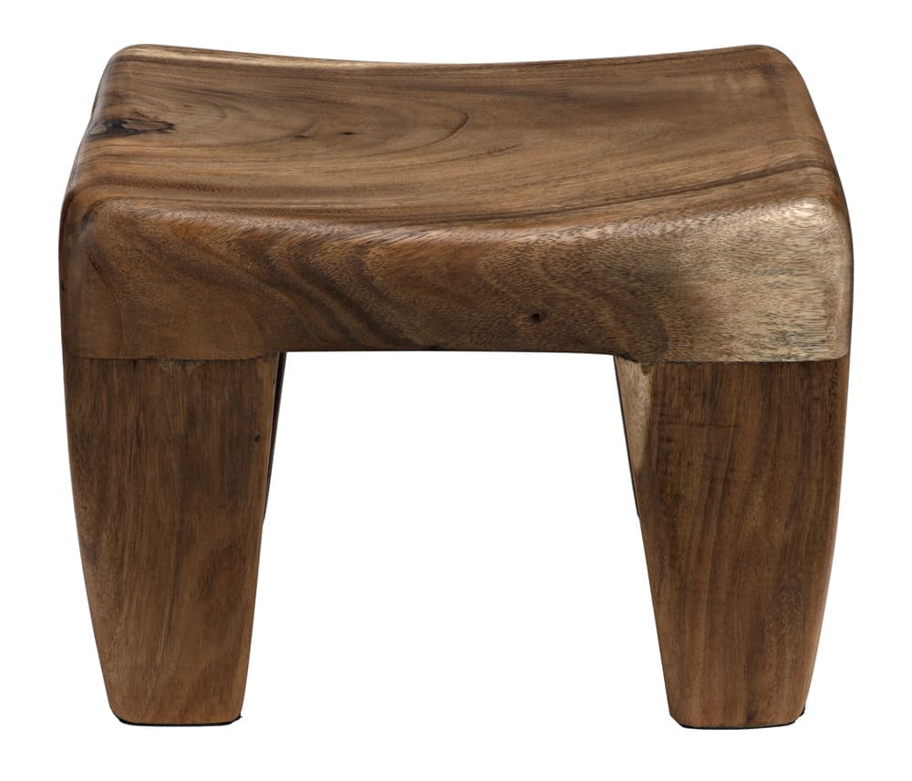 Sumo Stool, Munggur in Clear Coat Semi Gloss — Noir Furniture