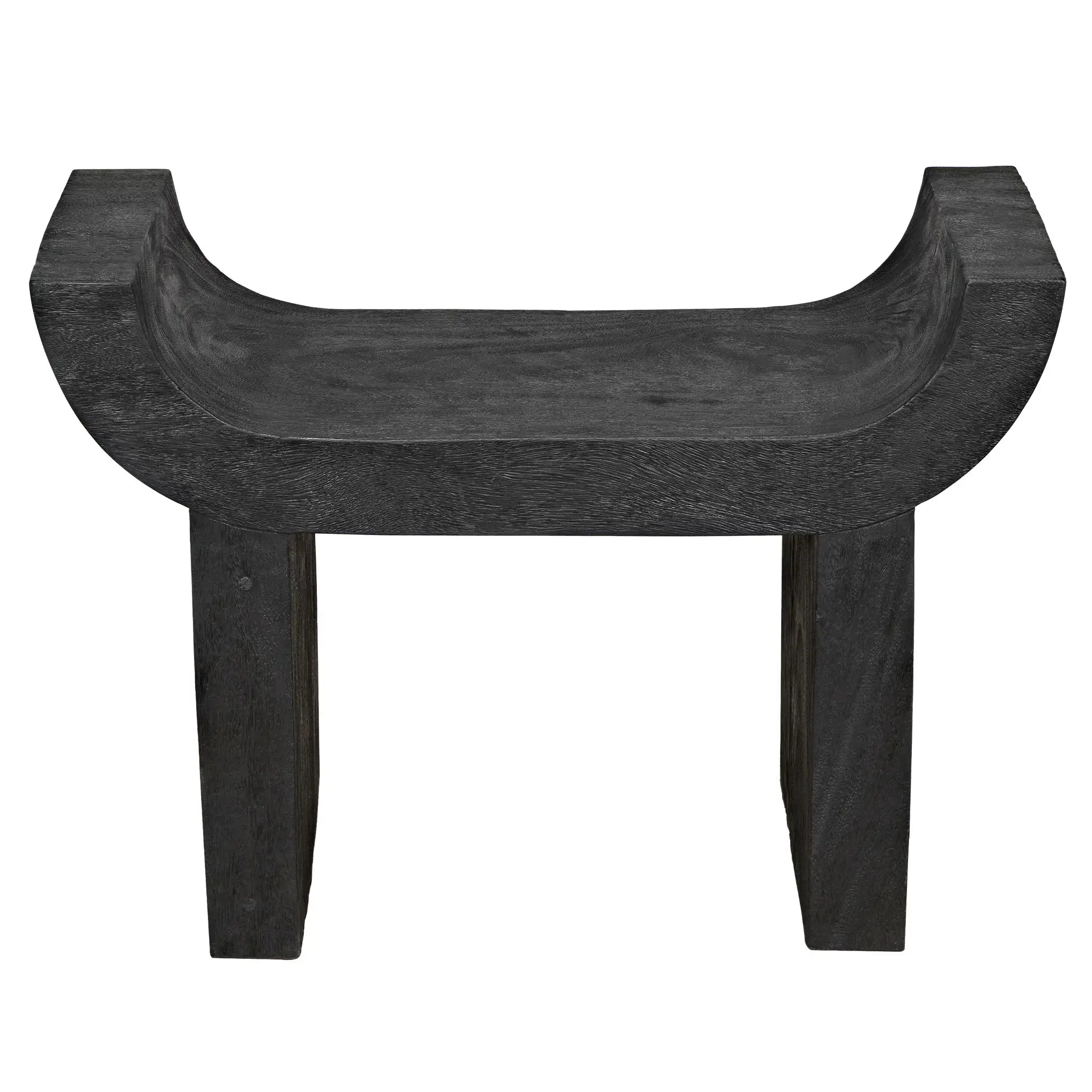 Kazuo Stool in Burnt Black — Noir Furniture