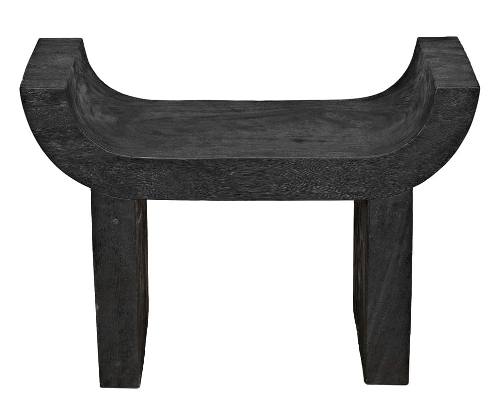 Kazuo Stool in Burnt Black — Noir Furniture