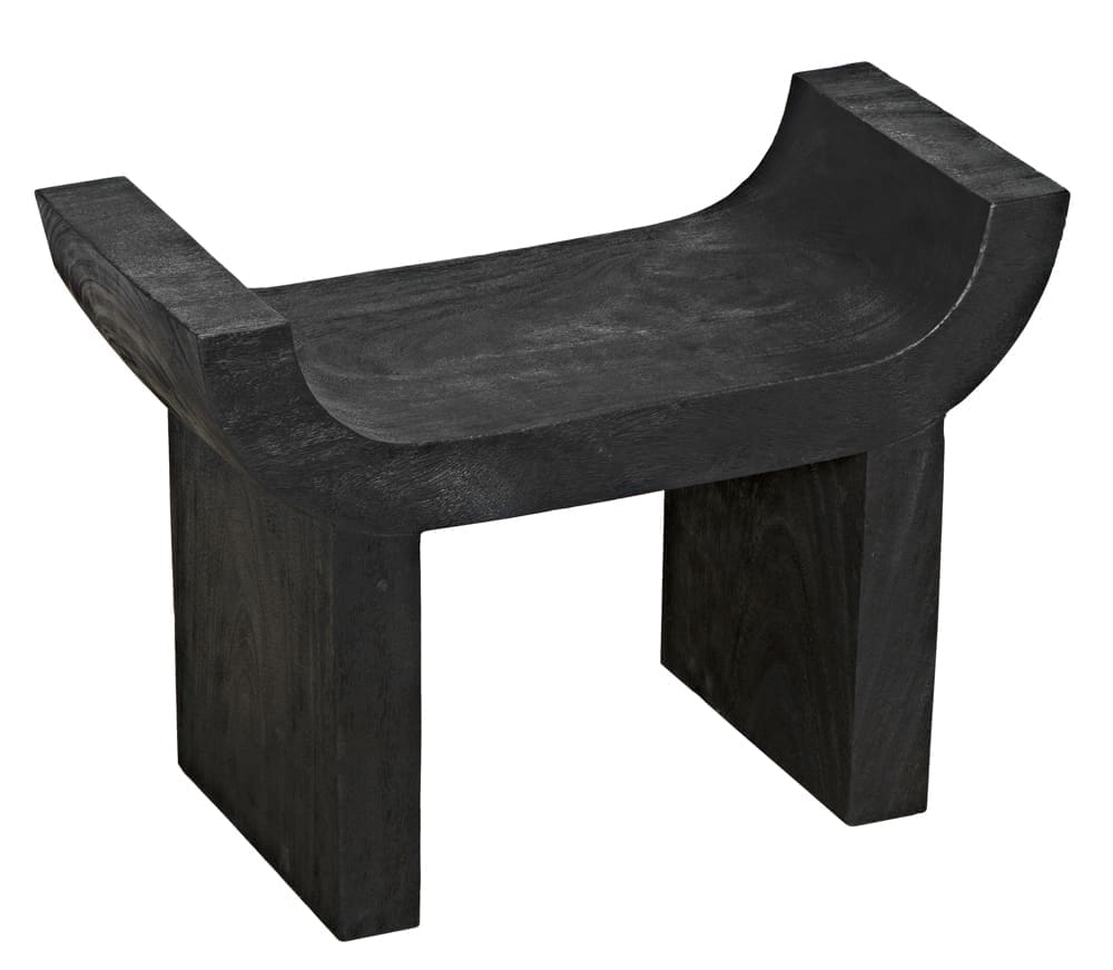 Kazuo Stool in Burnt Black — Noir Furniture