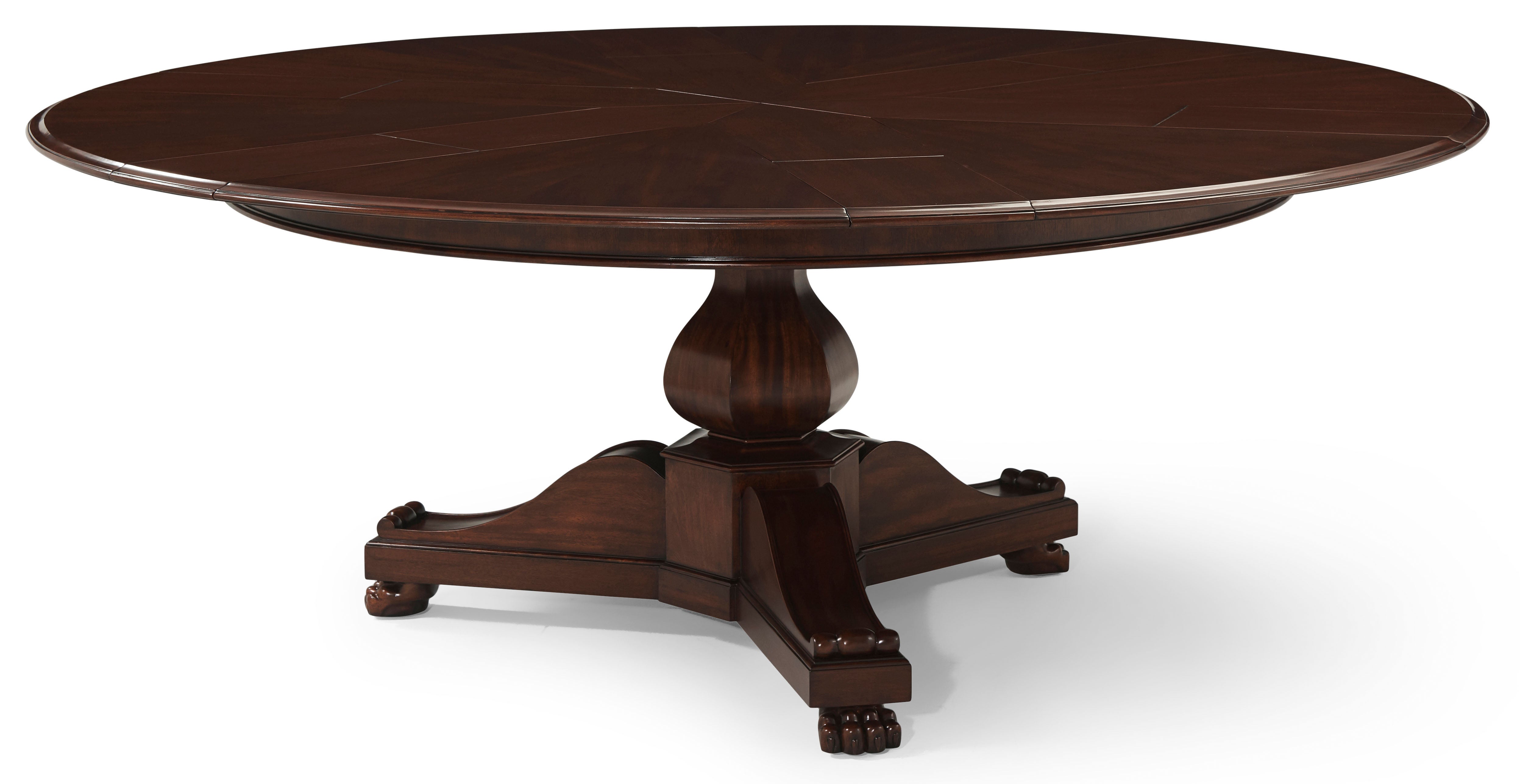 Leo Jupe Dining Table in Khaya, Veneer - Theodore Alexander