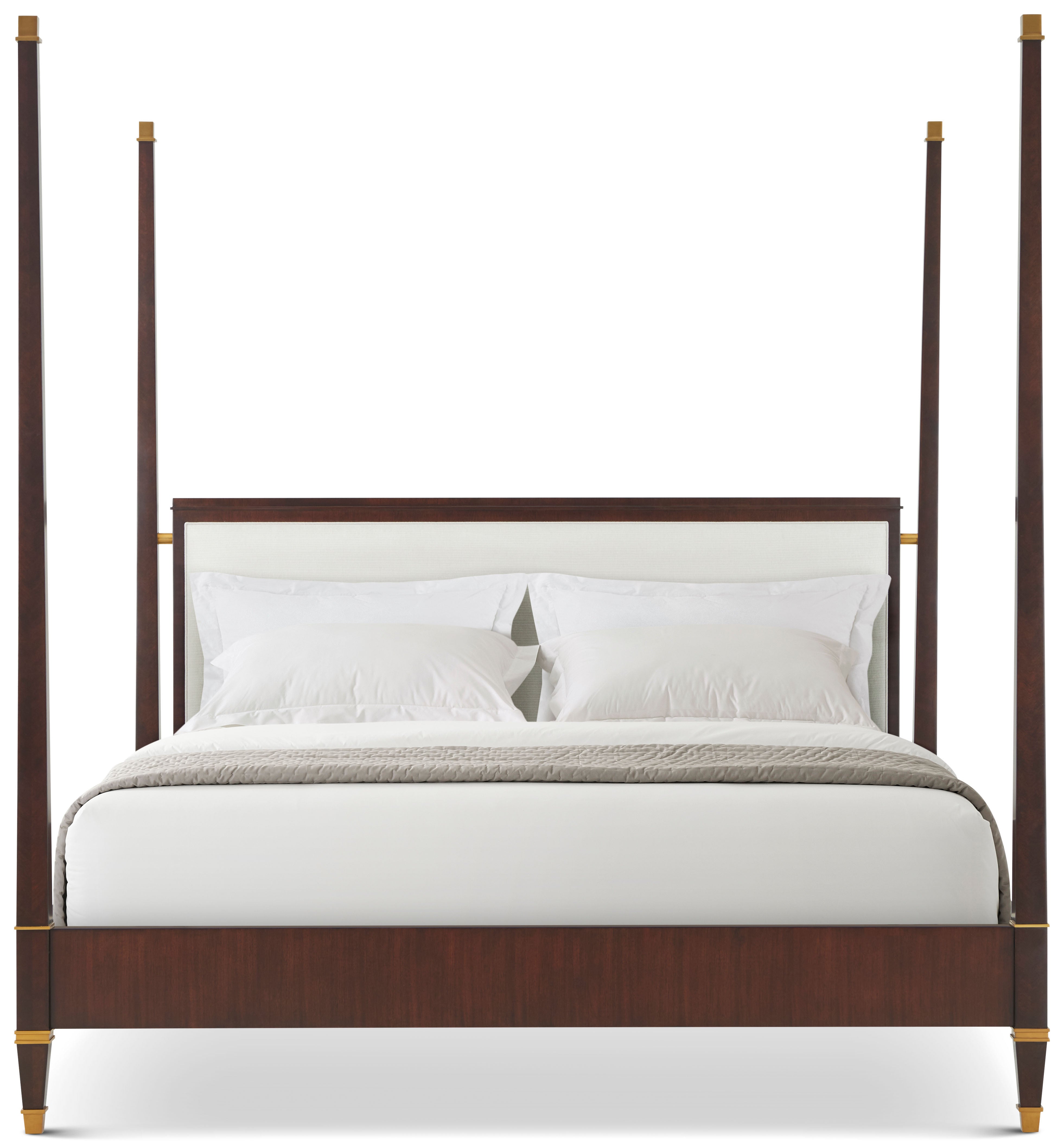 Markos Upholstered Poster US King Bed | Theodore Alexander | Sutter & Vale
