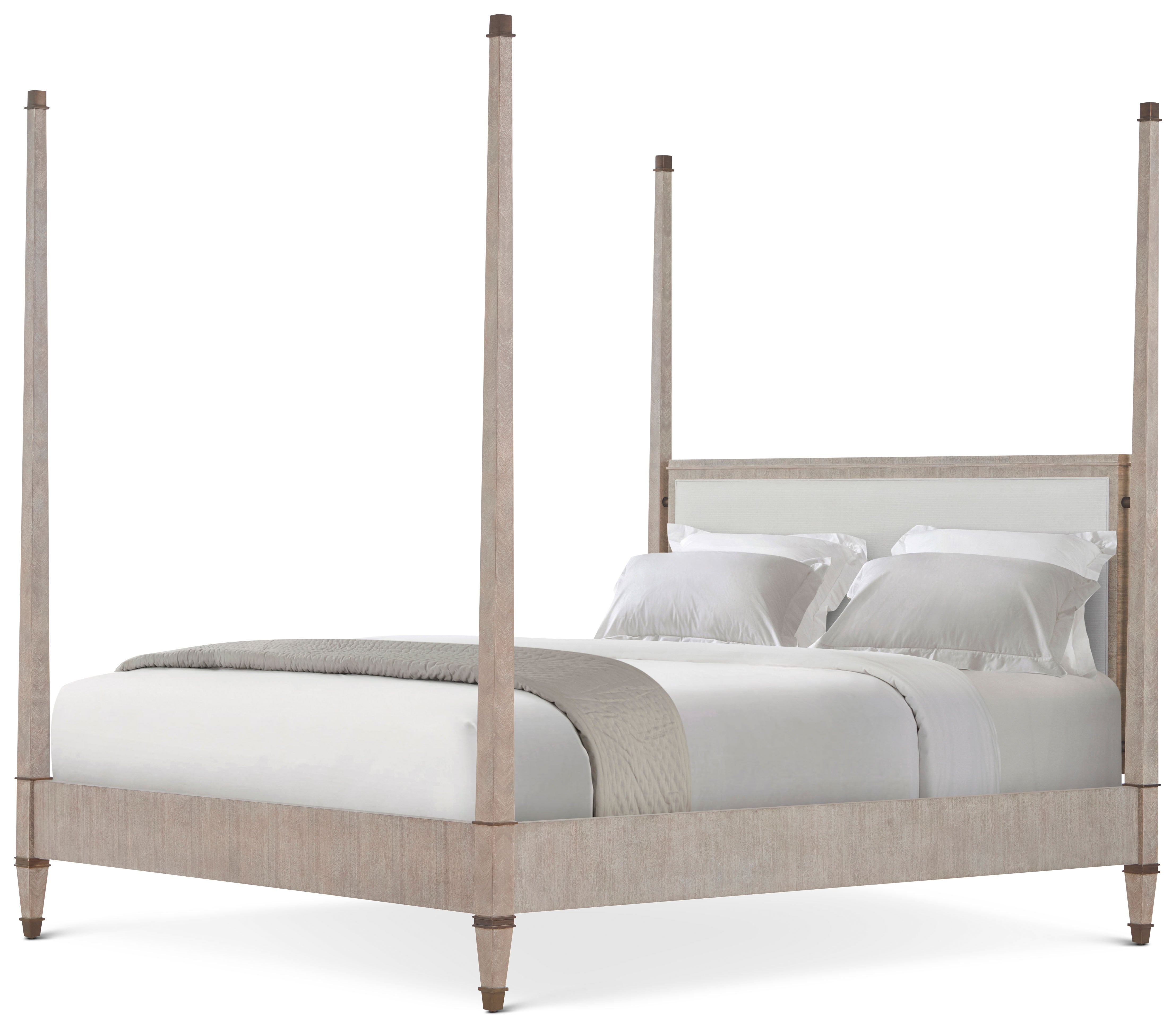 Markos Upholstered Poster Cal. King Bed