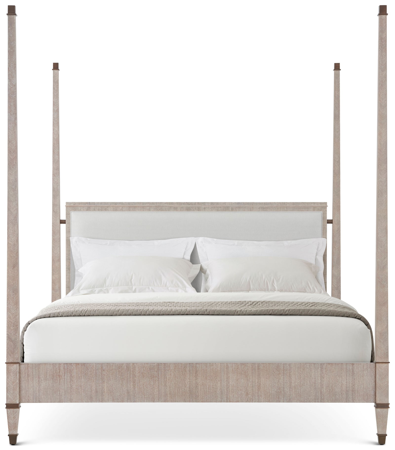 Markos Upholstered Poster Cal. King Bed