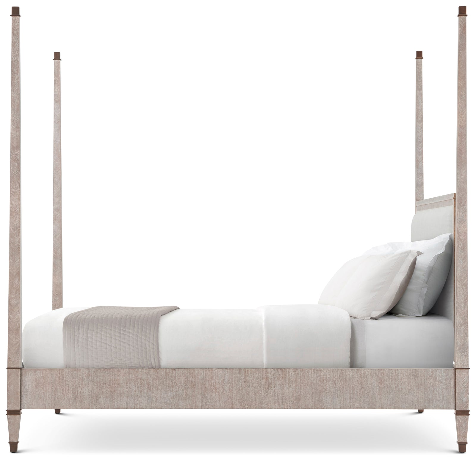 Markos Upholstered Poster Cal. King Bed
