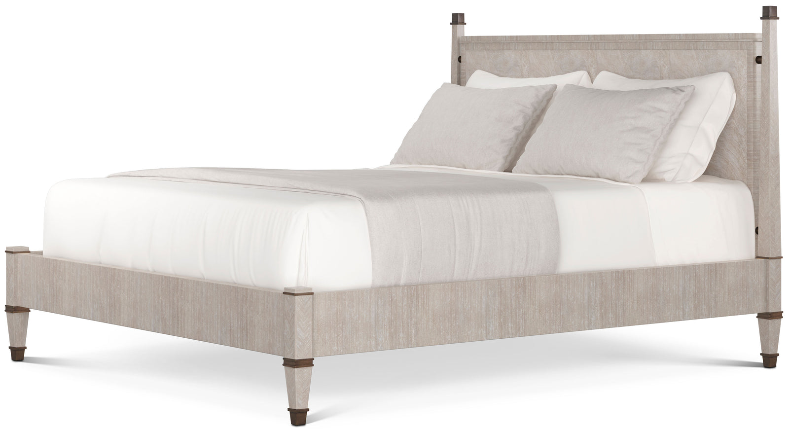 Markos Wooden Cal. King Bed
