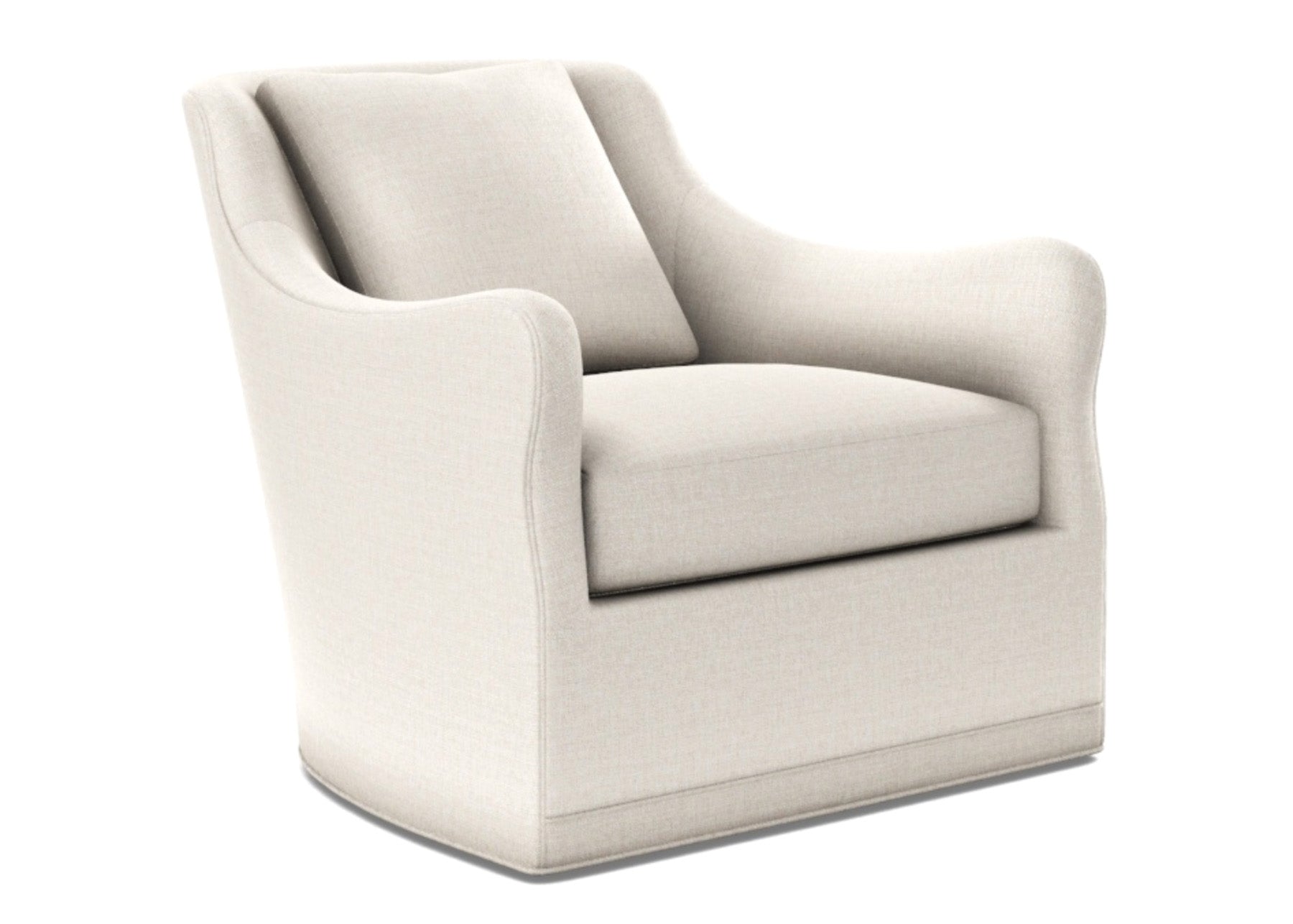 Arcadia Sculpted Arm Swivel Rocker