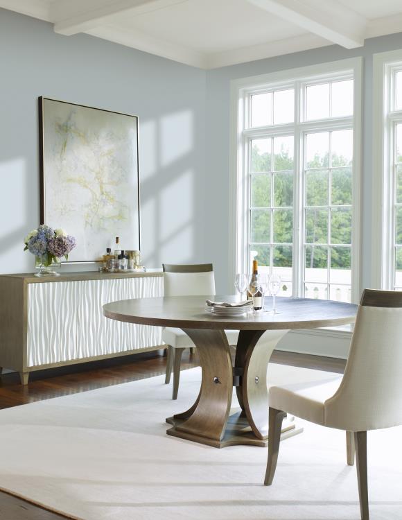 Sanford 72" Round Dining Table - Greige – Dining Tables by Century Furniture | Sutter & Vale