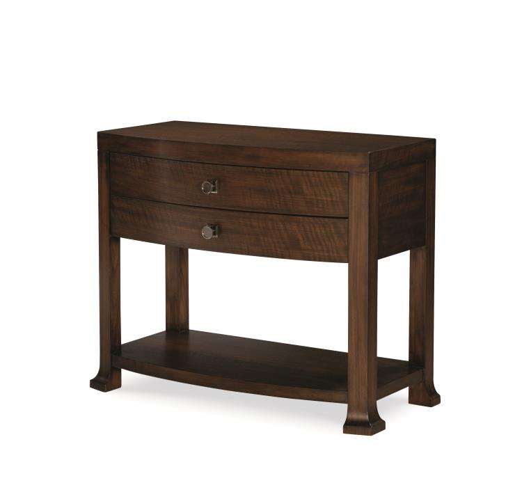 Cline Bowfront Nightstand - Brunette – Nightstands by Century Furniture | Sutter & Vale