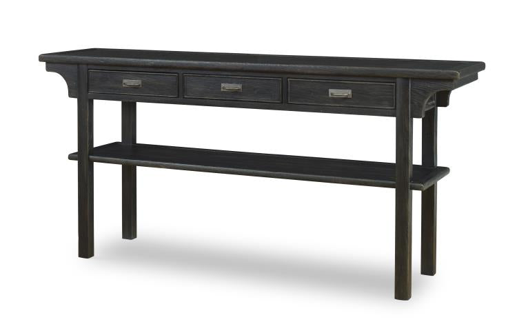 Tyson Console - Black Rustic by Century Furniture