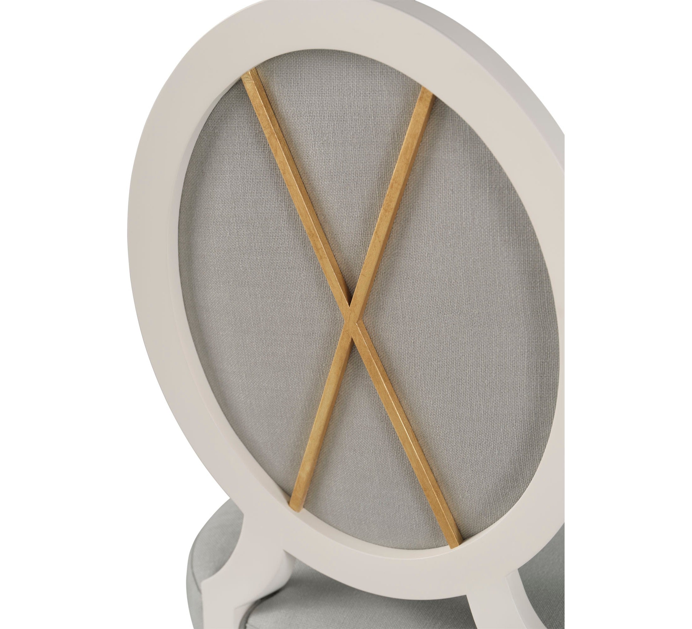 Oval X-Back Dining Side Chair