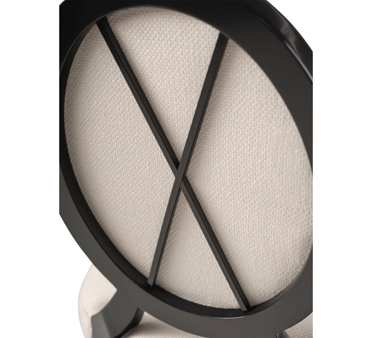 Oval X-Back Dining Arm Chair