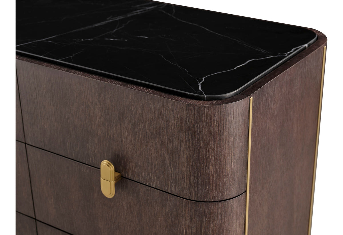 38" Wide 6 Drawer Credenza -