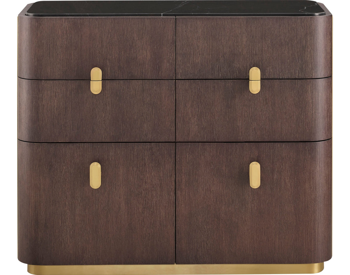 38" Wide 6 Drawer Credenza -
