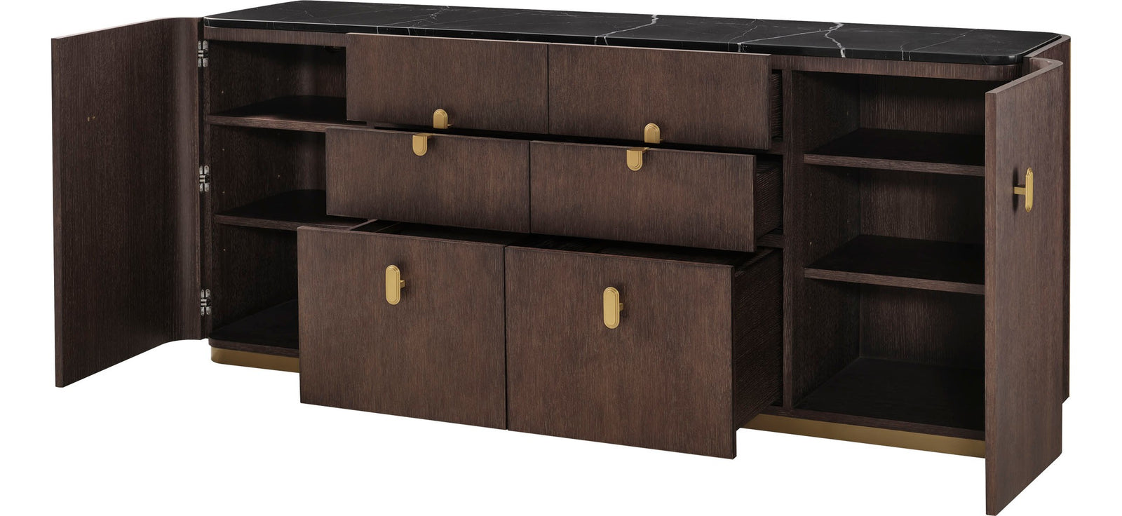 72" Wide Multi-Storage Credenza