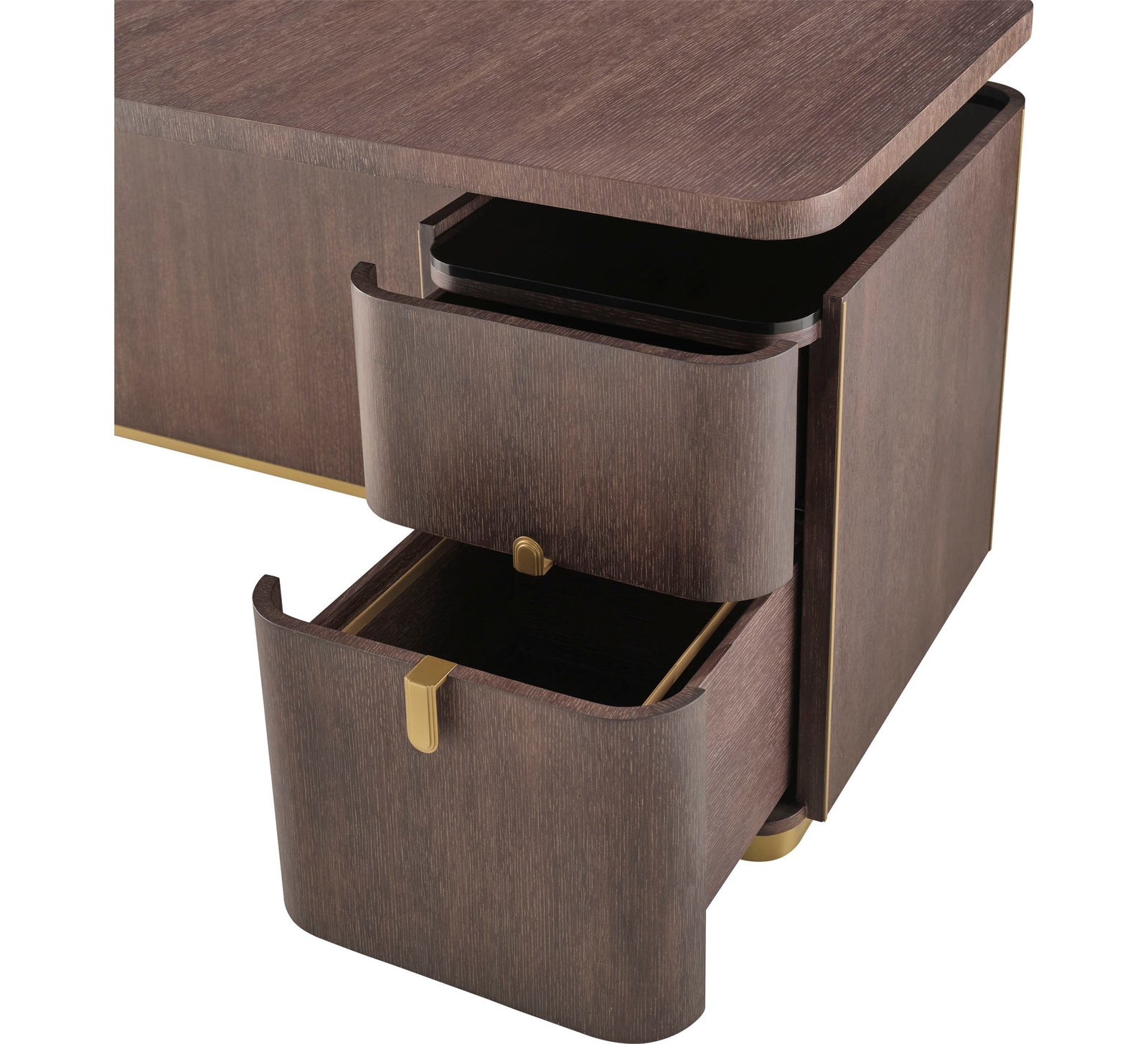 Fixed Height Desk with Wood Top