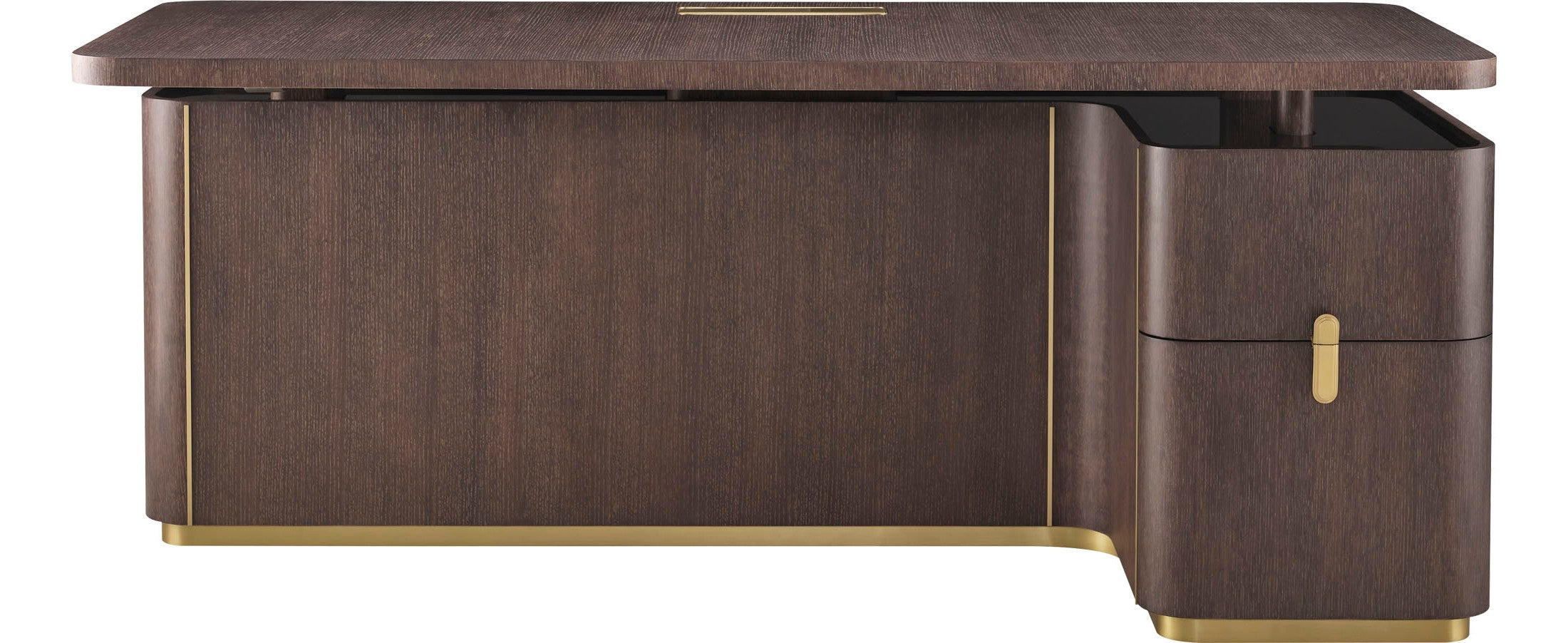 Fixed Height Desk with Wood Top