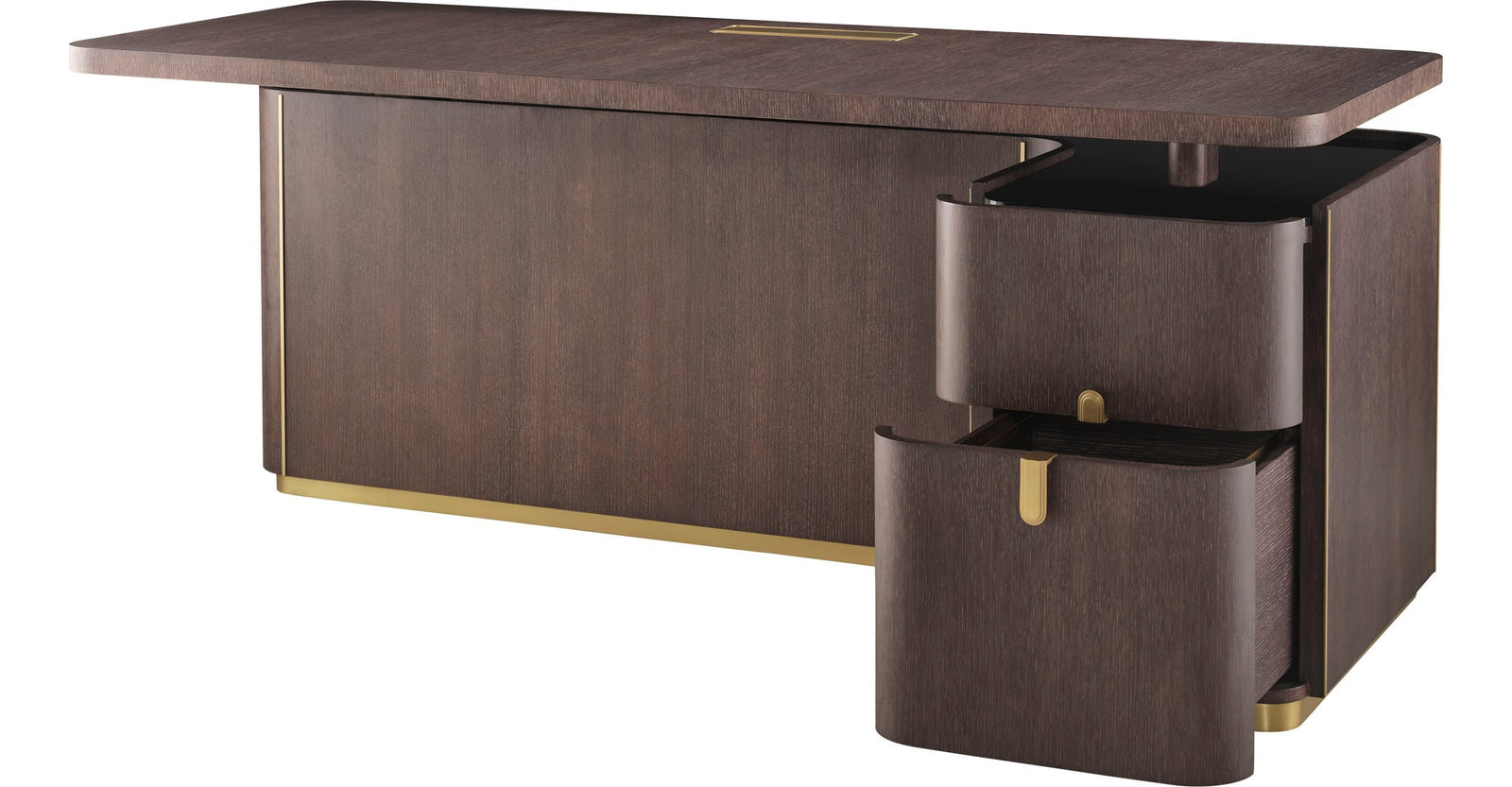 Fixed Height Desk with Wood Top