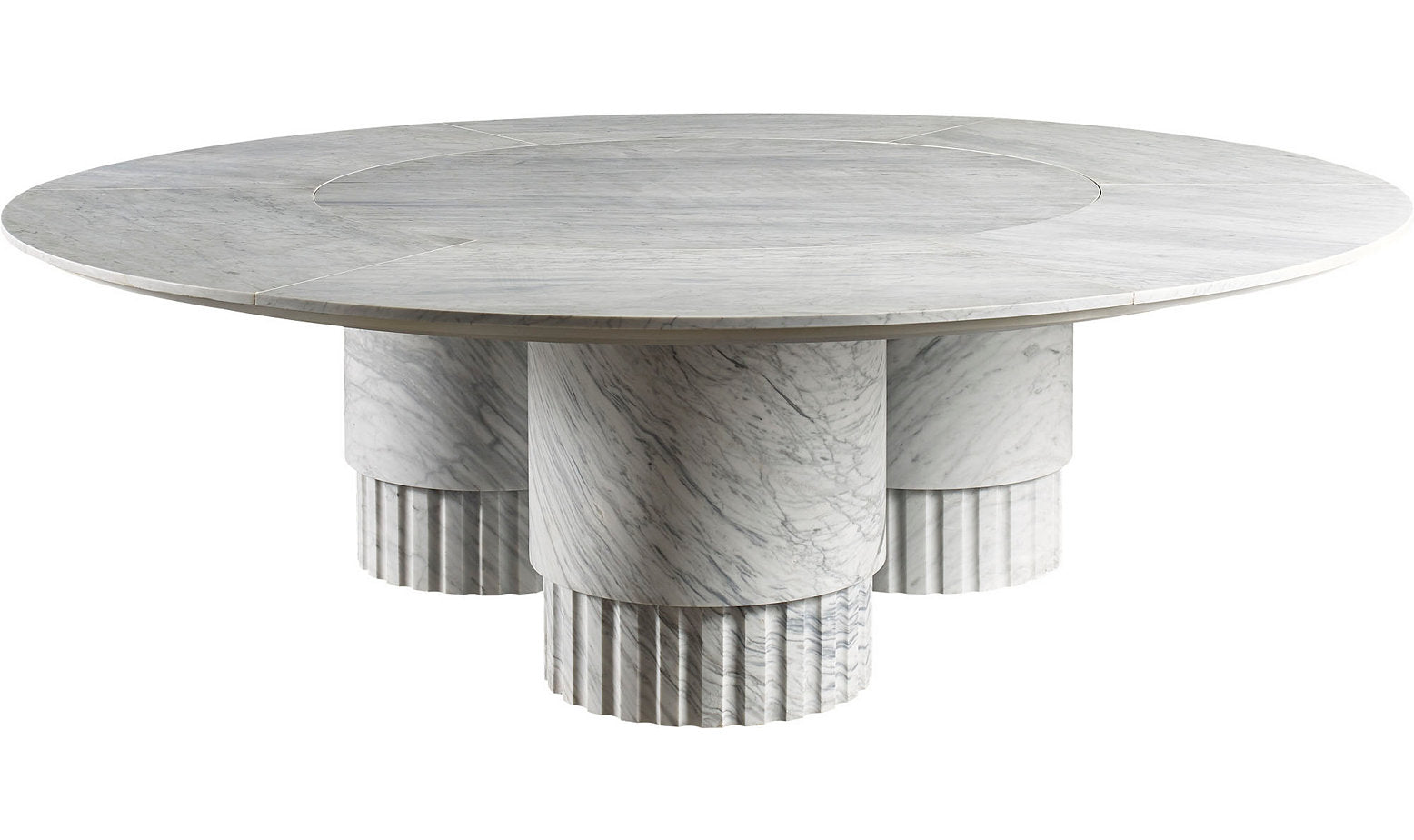 Agora Round Dining Table (102") – Dining Tables by Baker Furniture | Sutter & Vale