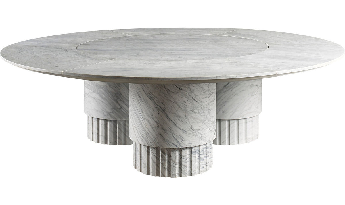 Agora Round Dining Table (102") – Dining Tables by Baker Furniture | Sutter & Vale