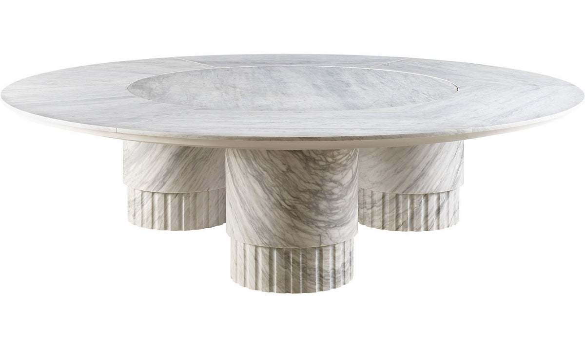 Agora Round Dining Table (115") – Dining Tables by Baker Furniture | Sutter & Vale