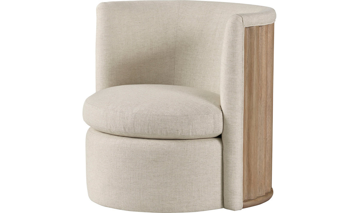 Volute Swivel Chair – Accent Chairs by Baker Furniture | Sutter & Vale
