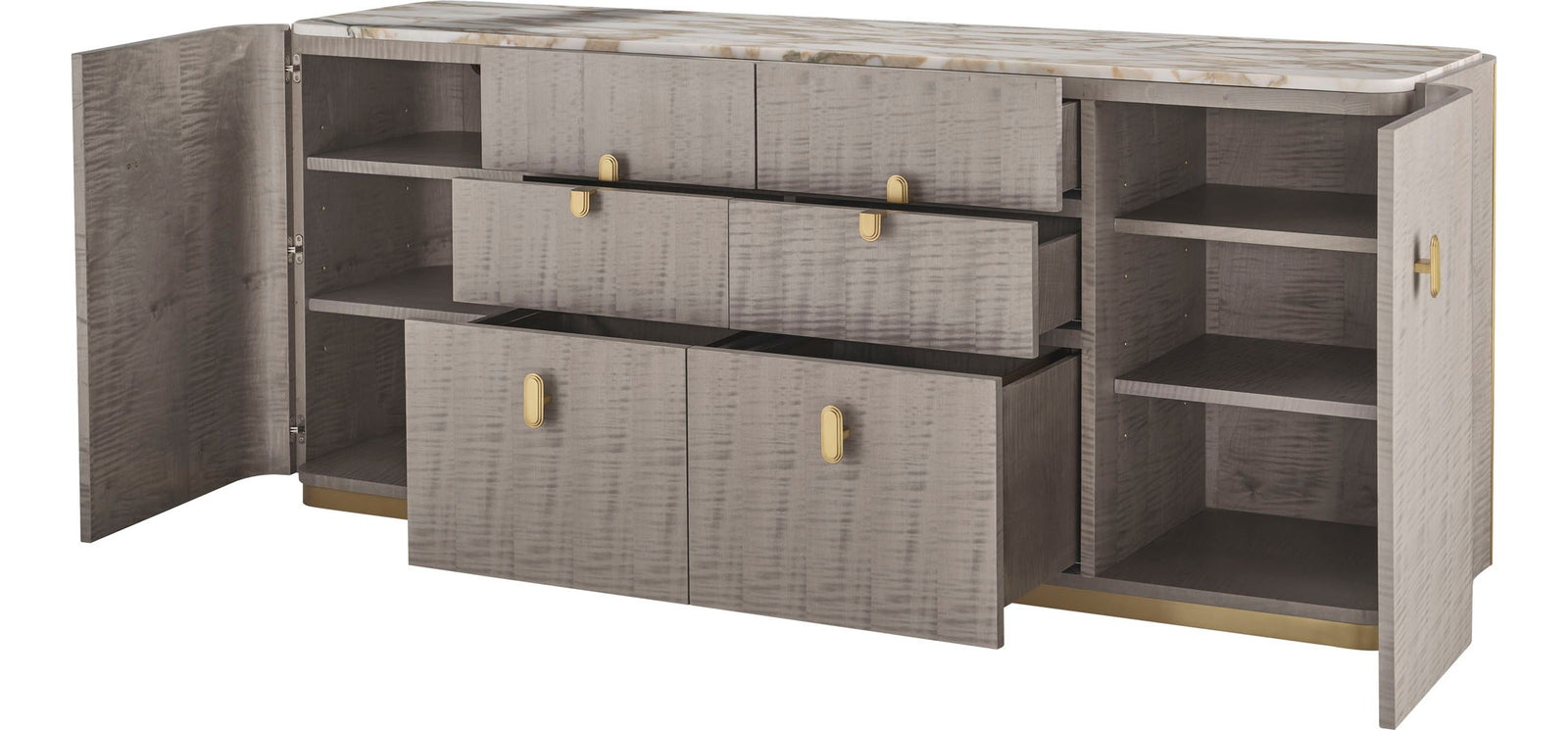 72" Wide Multi-Storage Credenza
