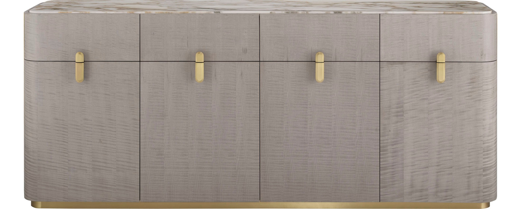 72" Wide 4 Door Credenza