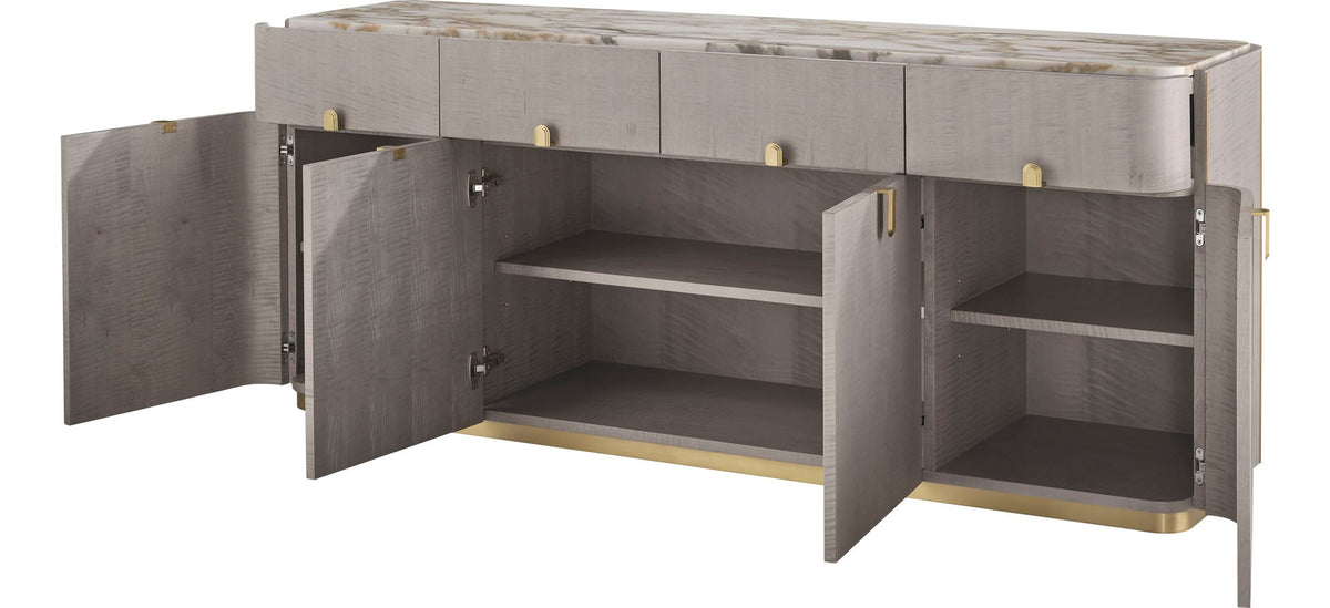 72" Wide 4 Door Credenza