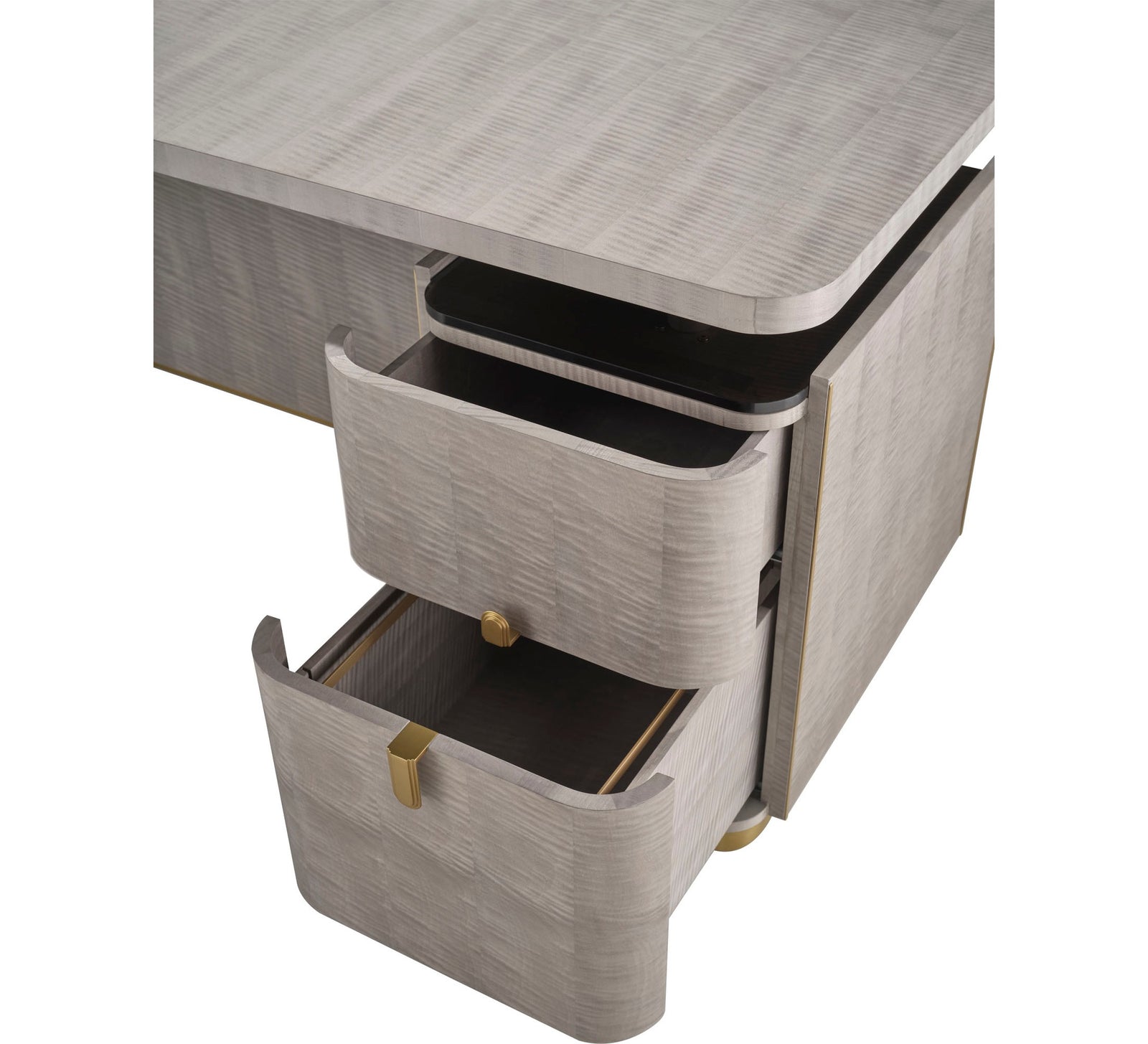 Fixed Height Desk with Wood Top