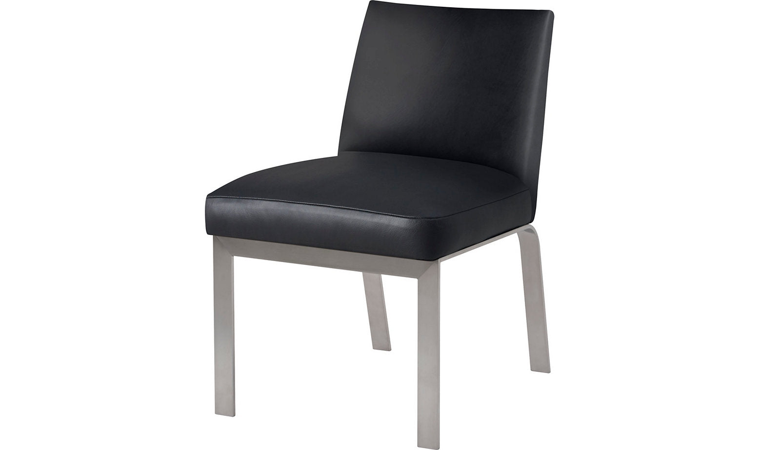 Zara Side Chair - Black Leather – Accent Chairs by Baker Furniture | Sutter & Vale