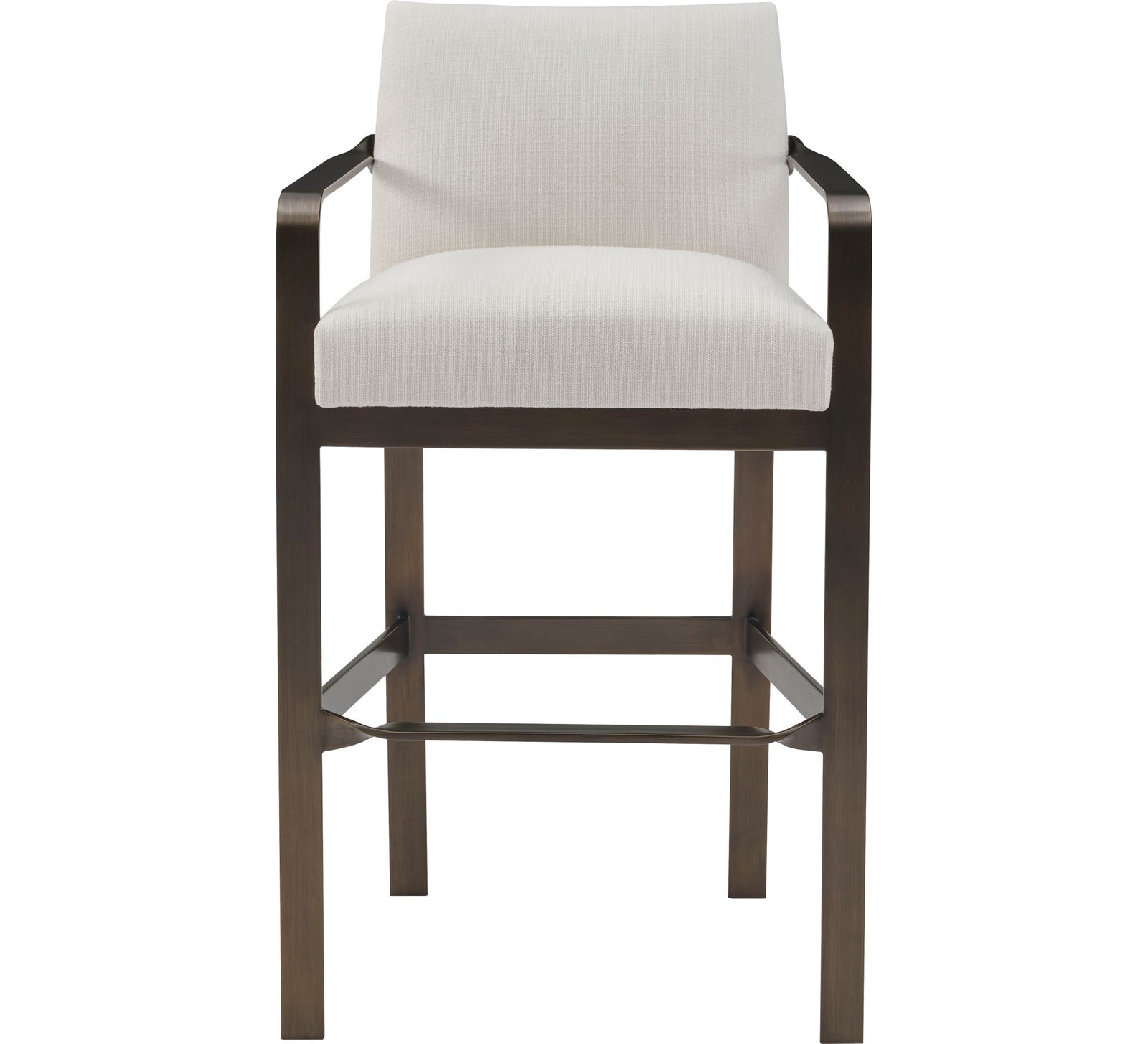 Ezra Barstool - Black Leather