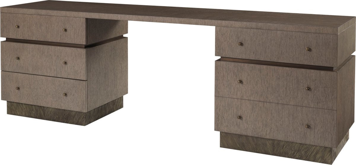 Forge Desk - No Shelves – Desks by Baker Furniture | Sutter & Vale