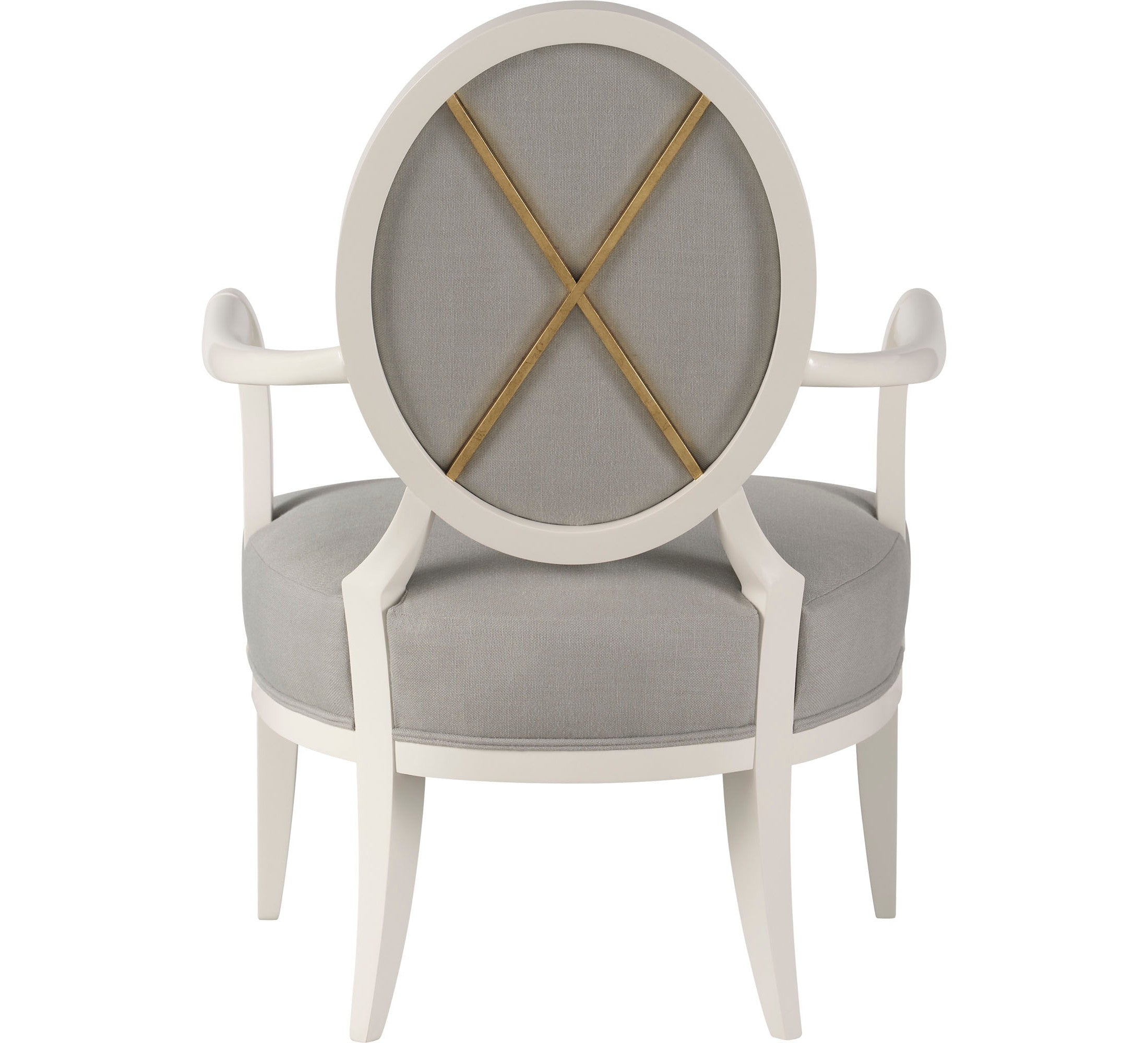 Oval X Back Lounge Chair