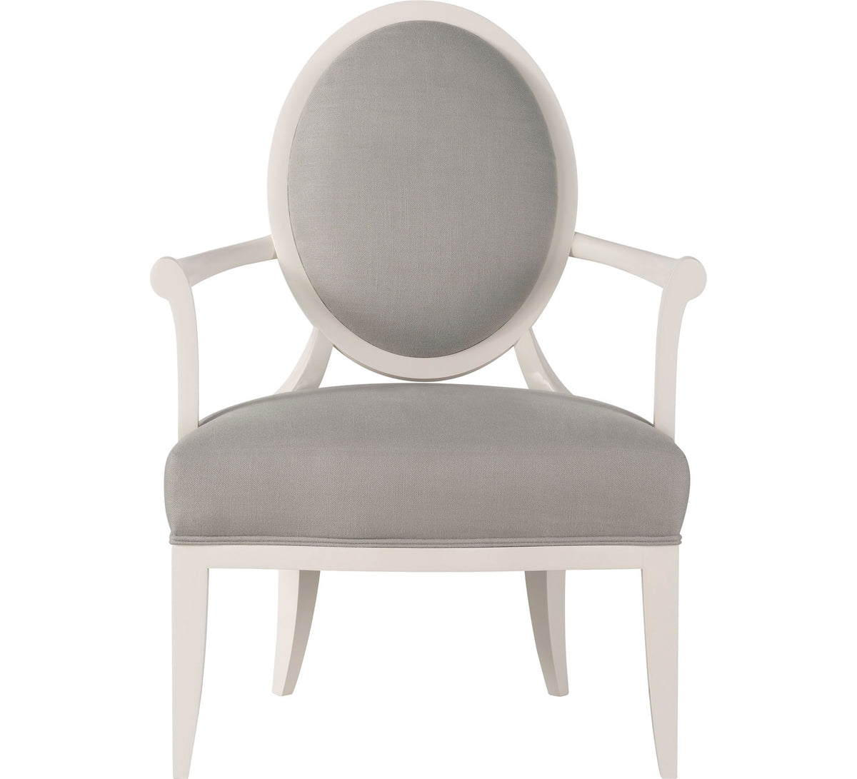 Oval X Back Lounge Chair